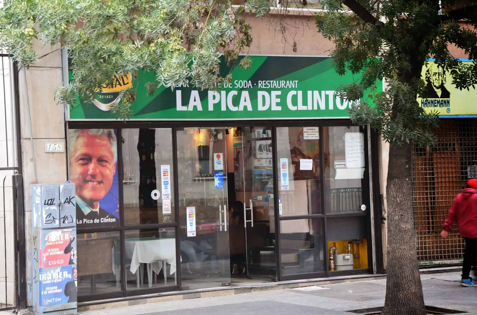 La Pica de Clinton in Santiago de Chile