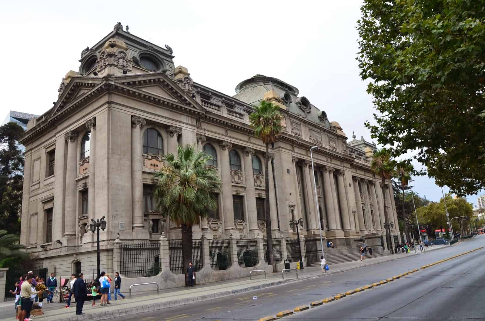 Biblioteca Nacional in Santiago de Chile