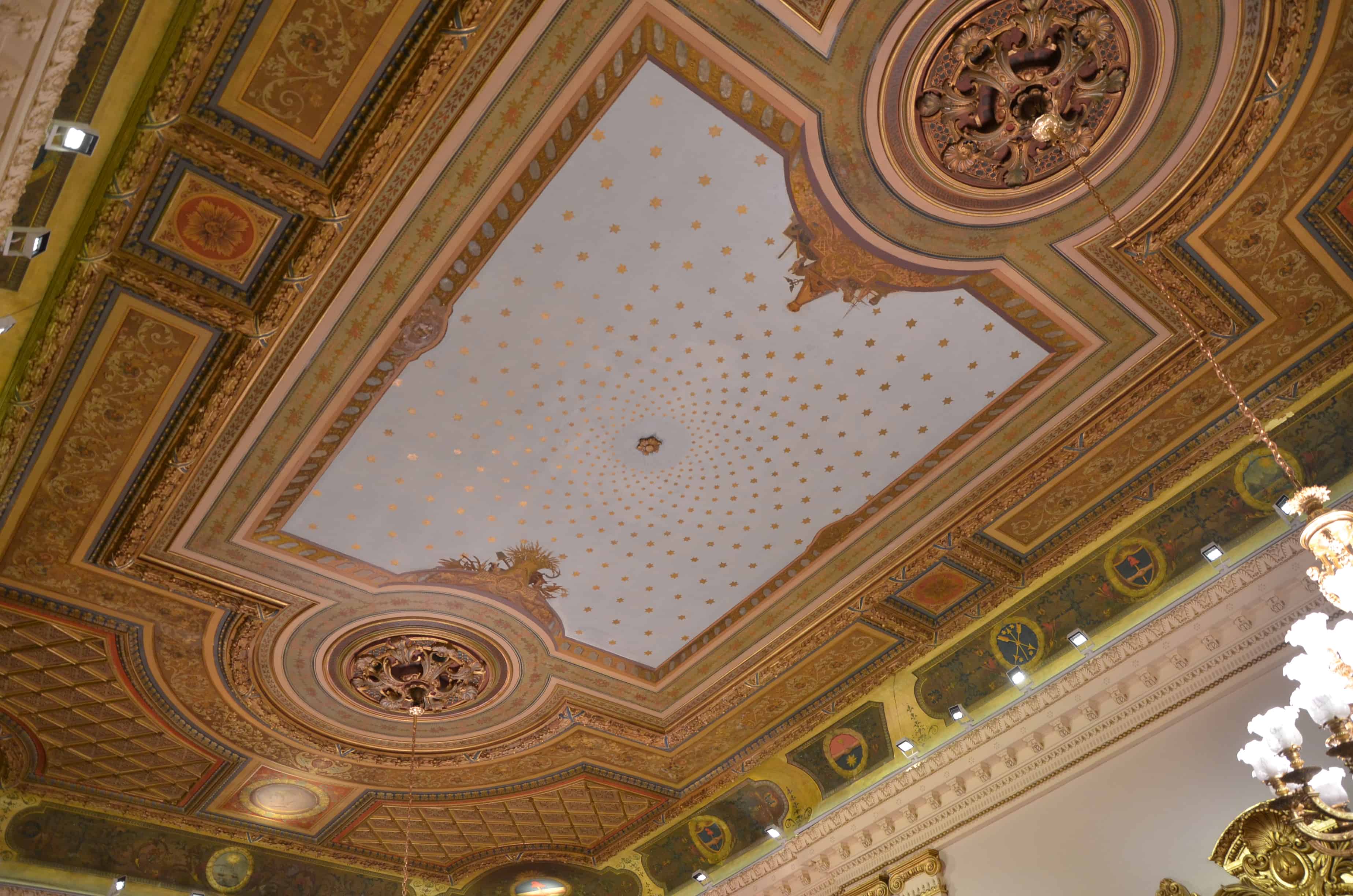 Ceiling of the Eva Perón Room