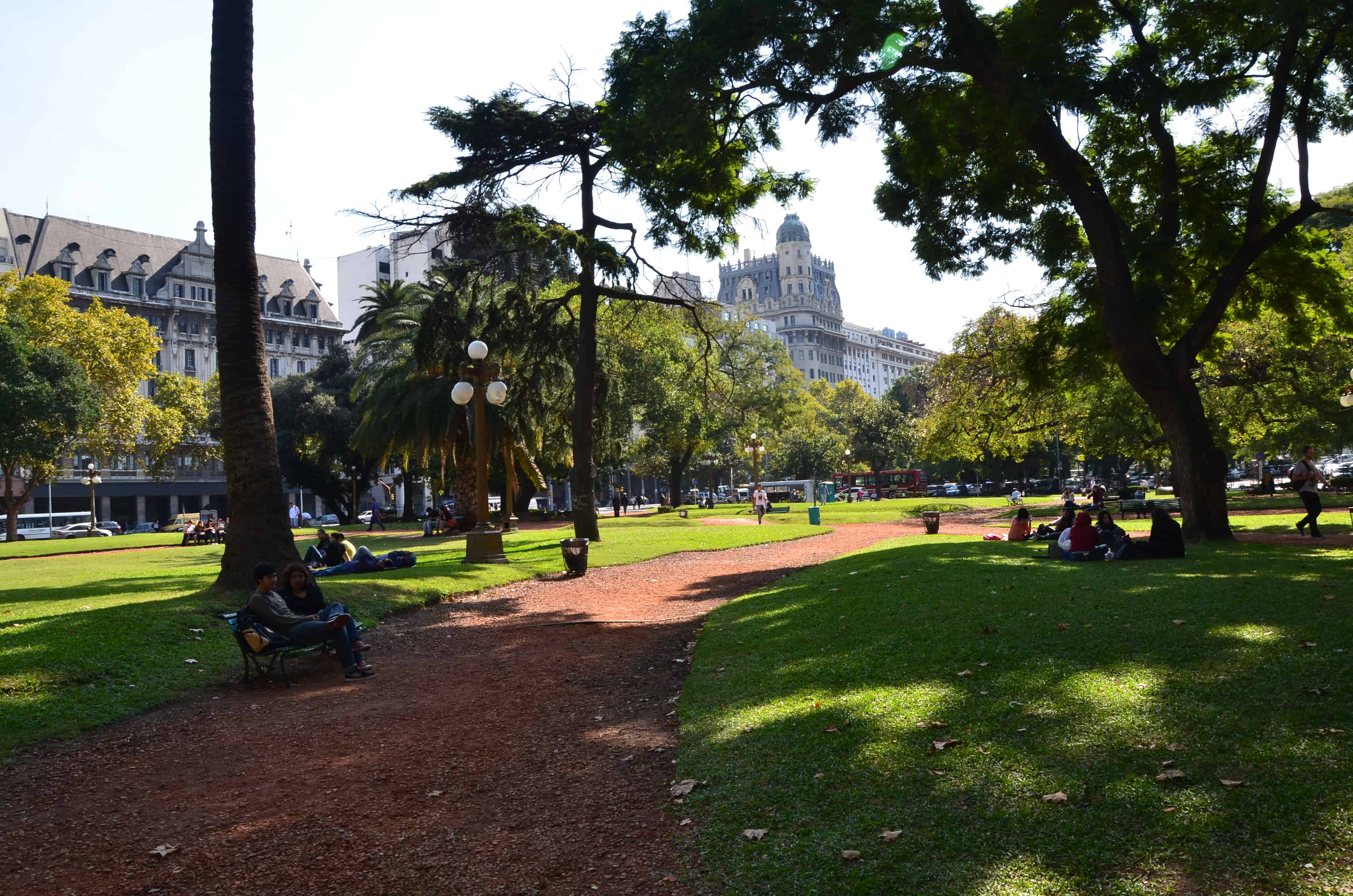 Plaza General Agustín Pedro Justo in Barrio Monserrat, Buenos Aires, Argentina