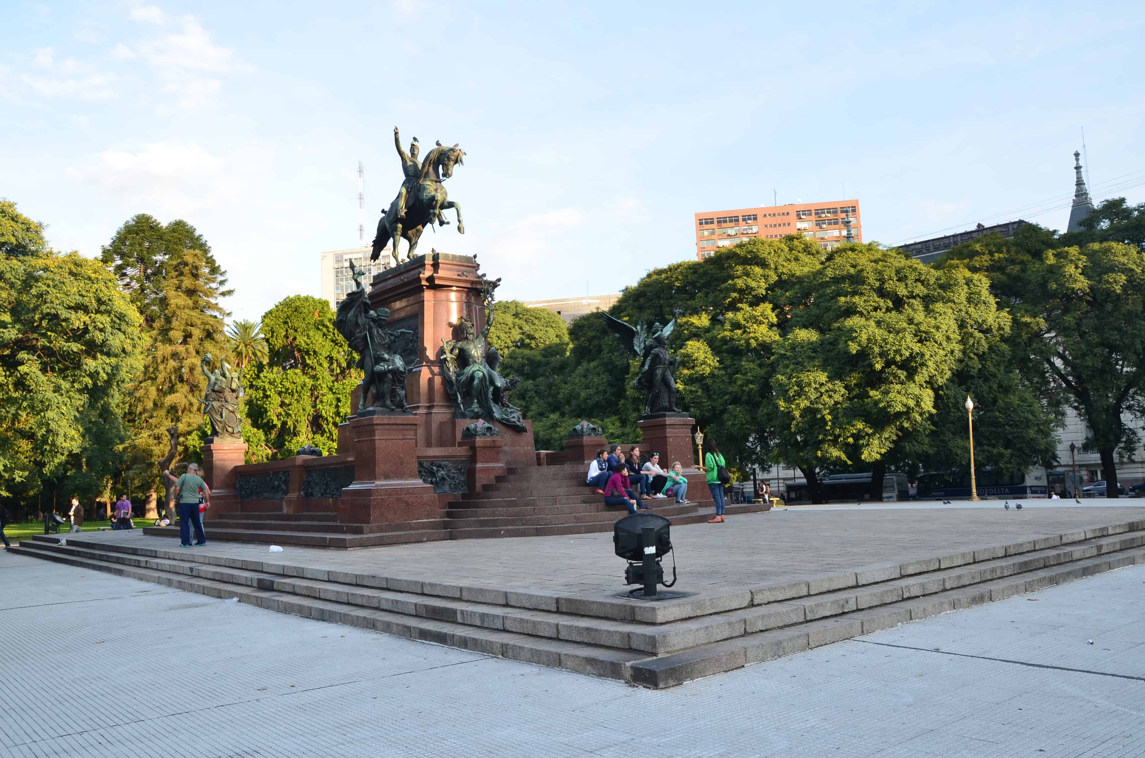 General José de San Martín statue in Retiro, Buenos Aires, Argentina