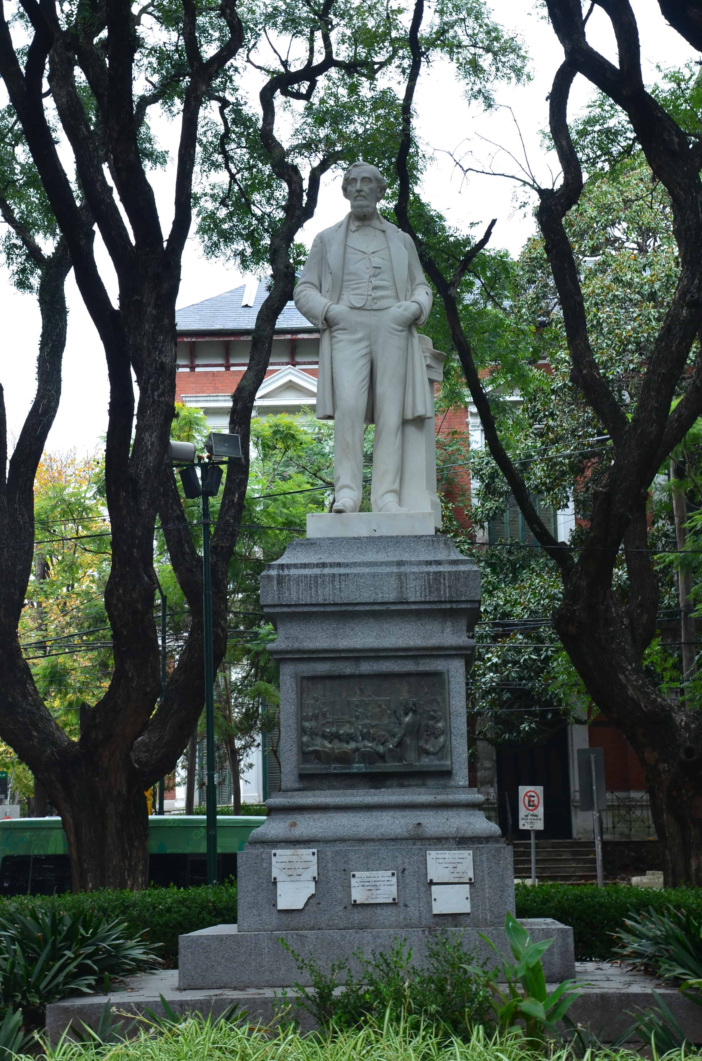 Statue of Bartolomé Mitre in San Isidro, Argentina