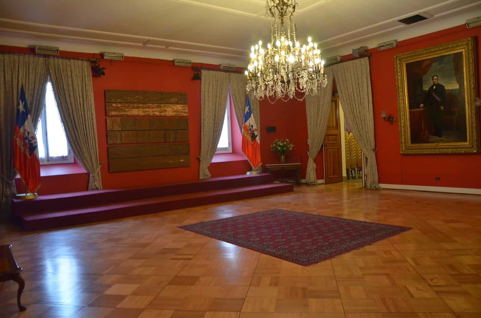 Salón Montt-Varas at Palacio de La Moneda in Santiago de Chile