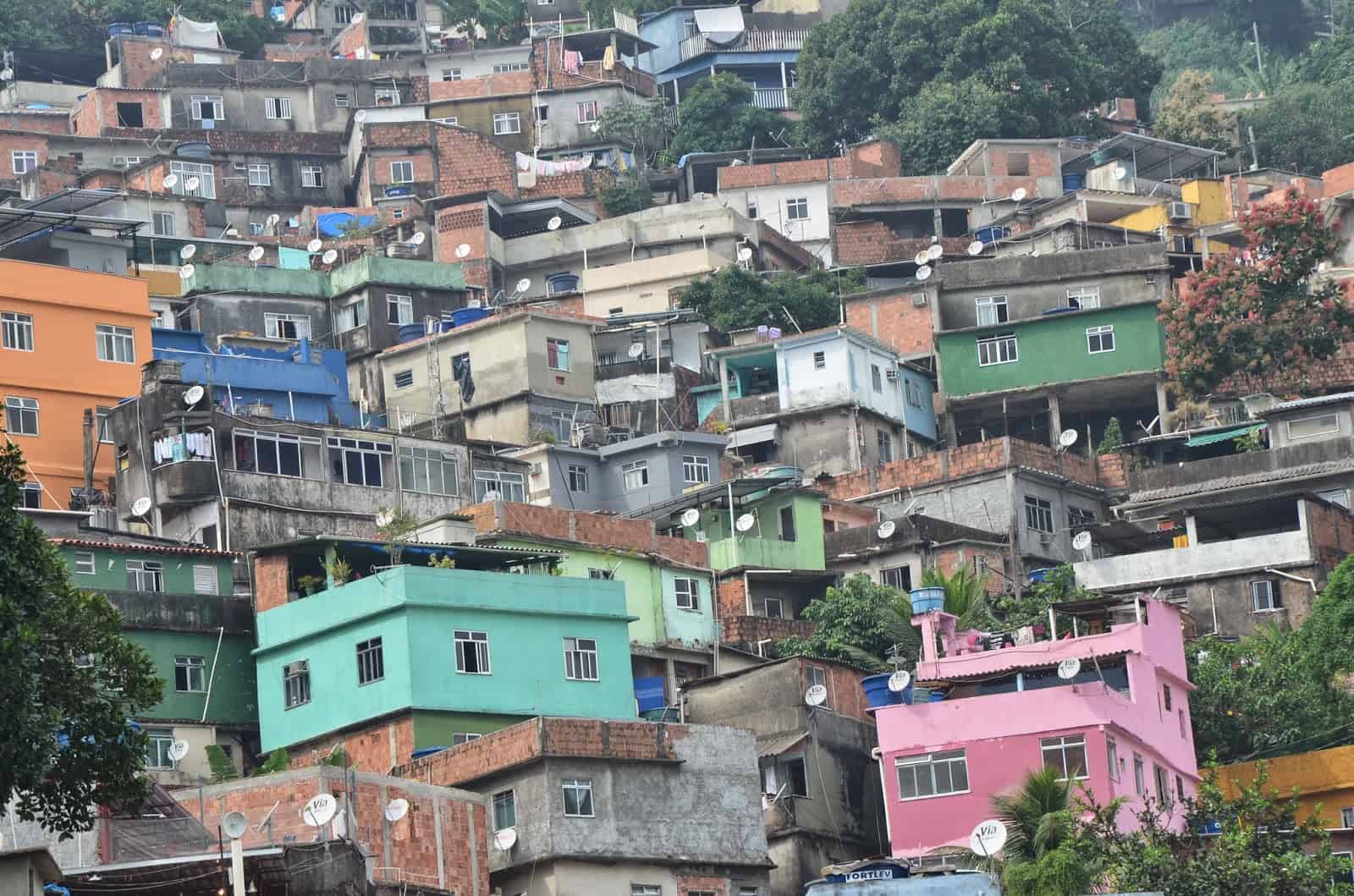 Homes at Rocinha favela, Rio de Janeiro, Brazil