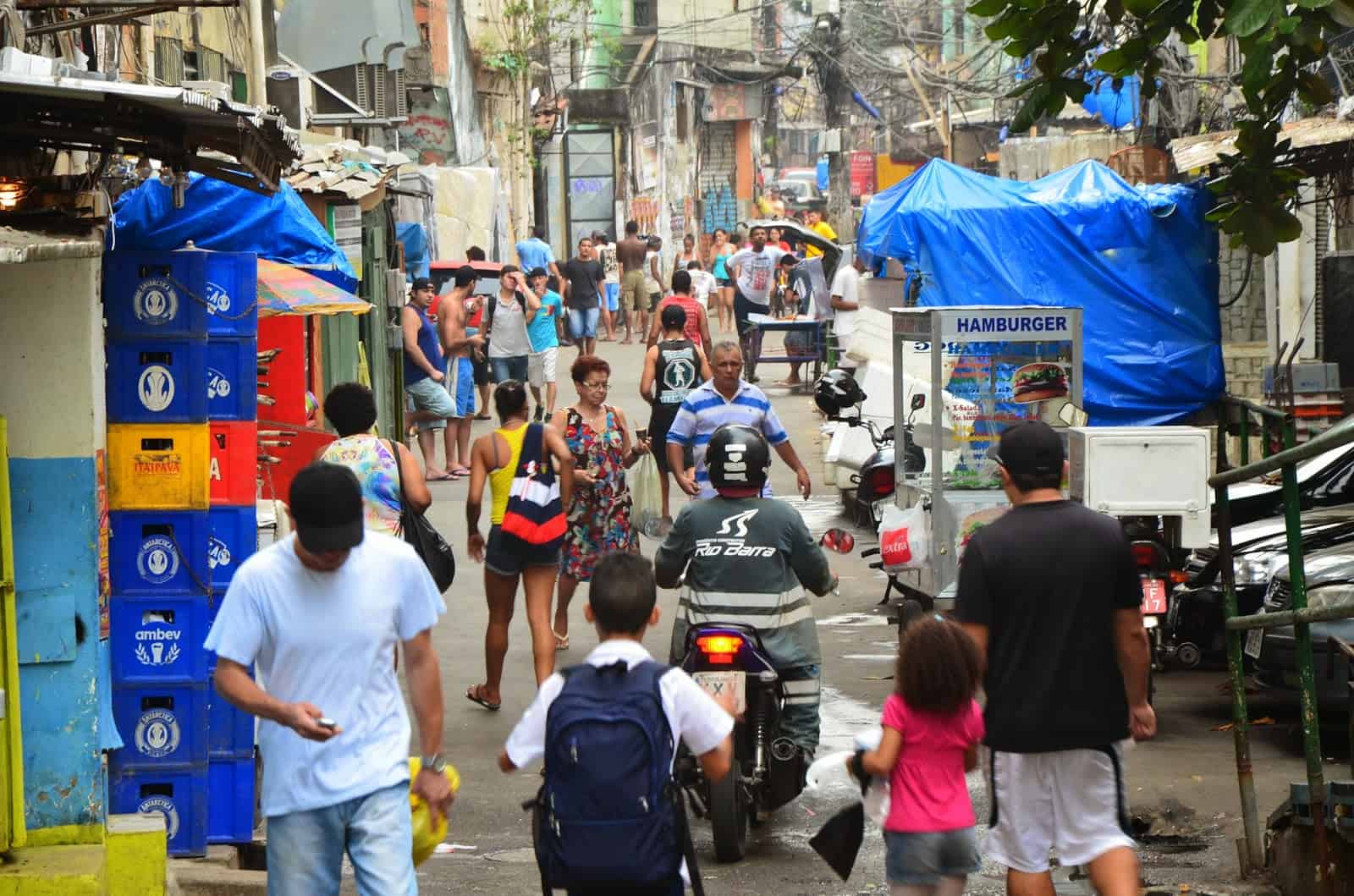 Lower Rocinha at Rocinha favela, Rio de Janeiro, Brazil