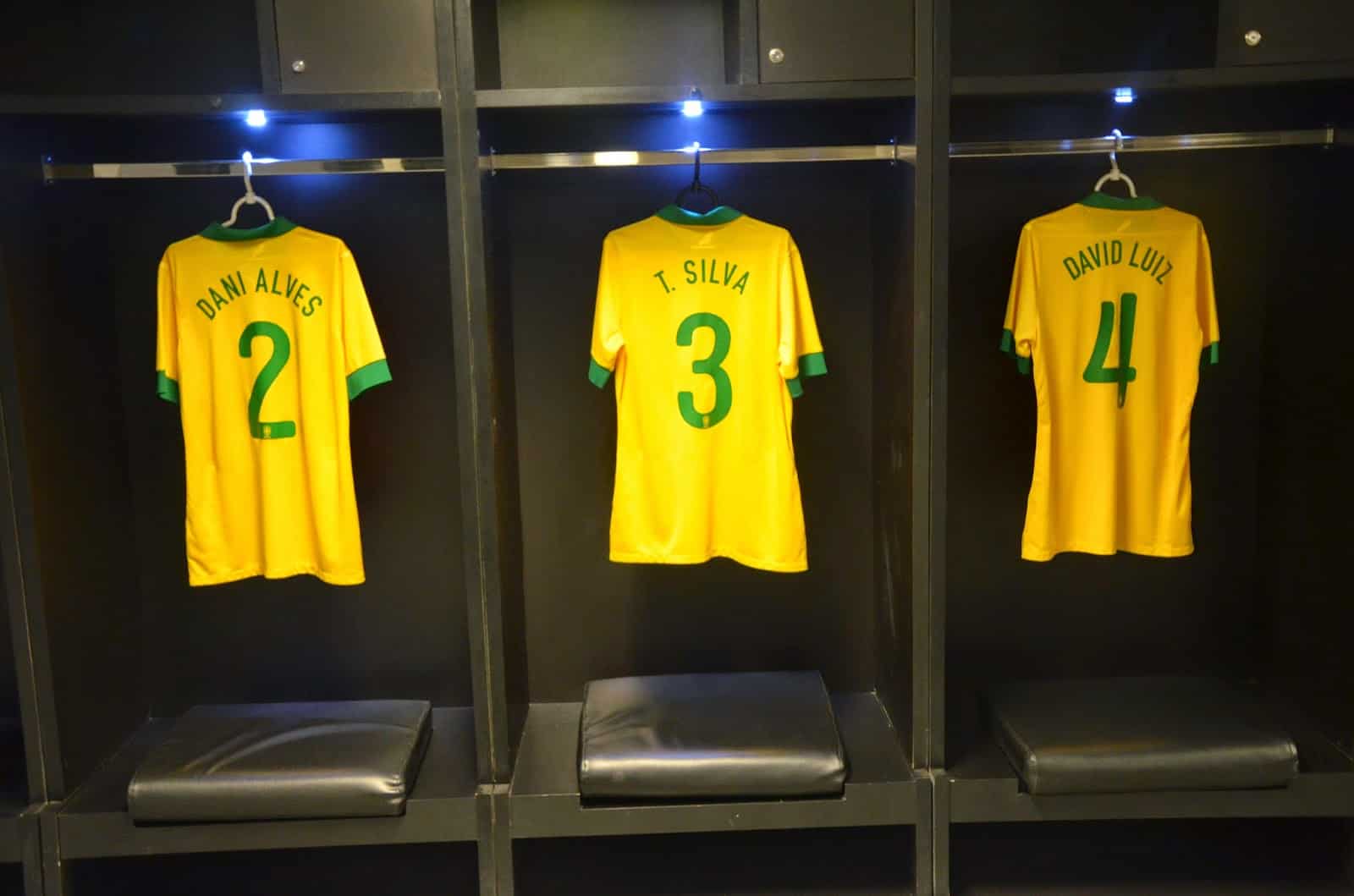 Brazilian national team locker room