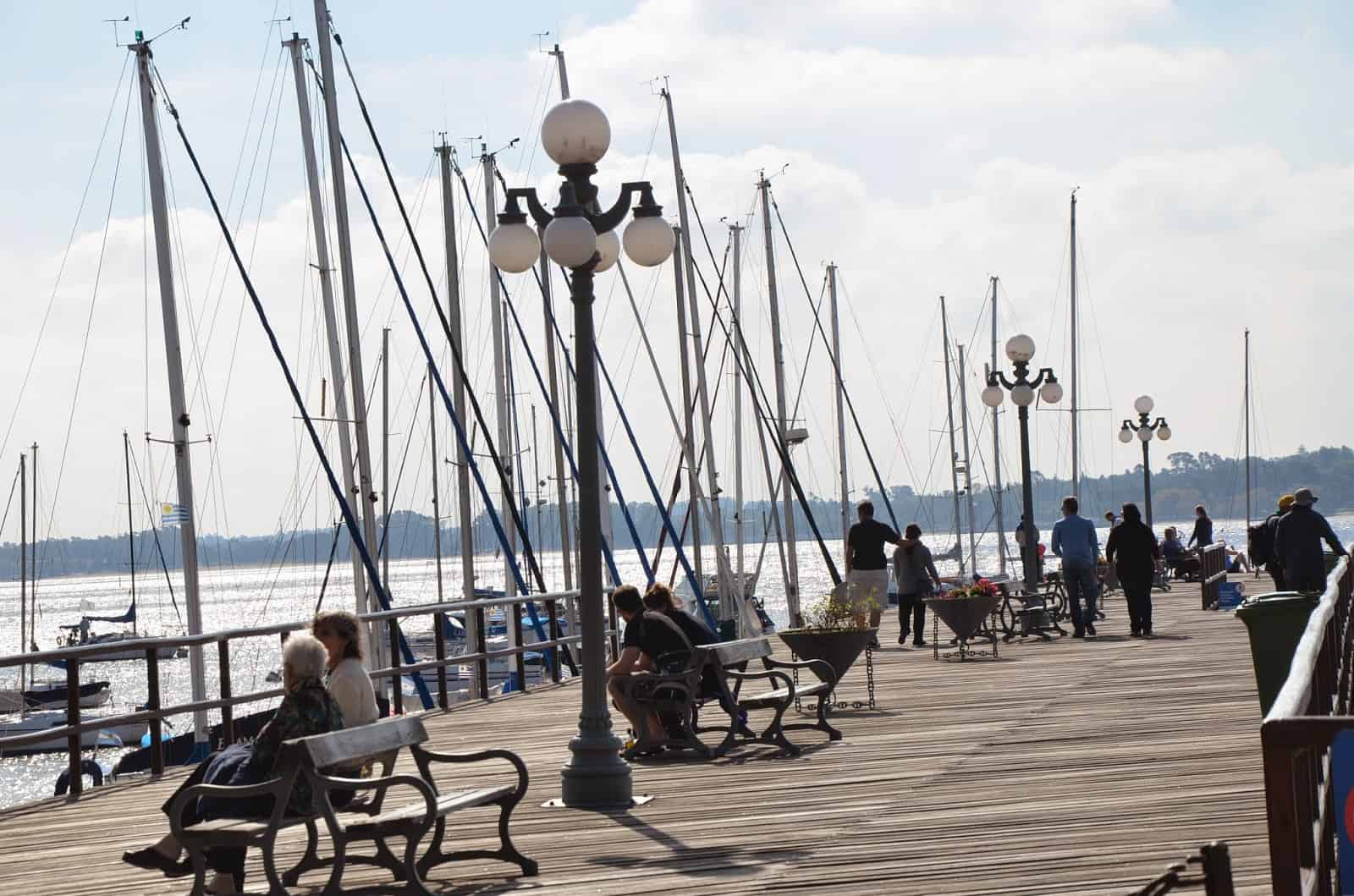Old pier in Colonia del Sacramento, Uruguay