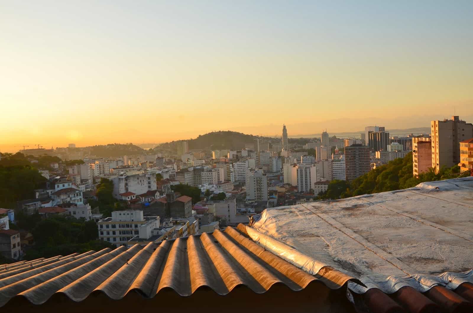 View from Santa Teresa in Rio de Janeiro, Brazil