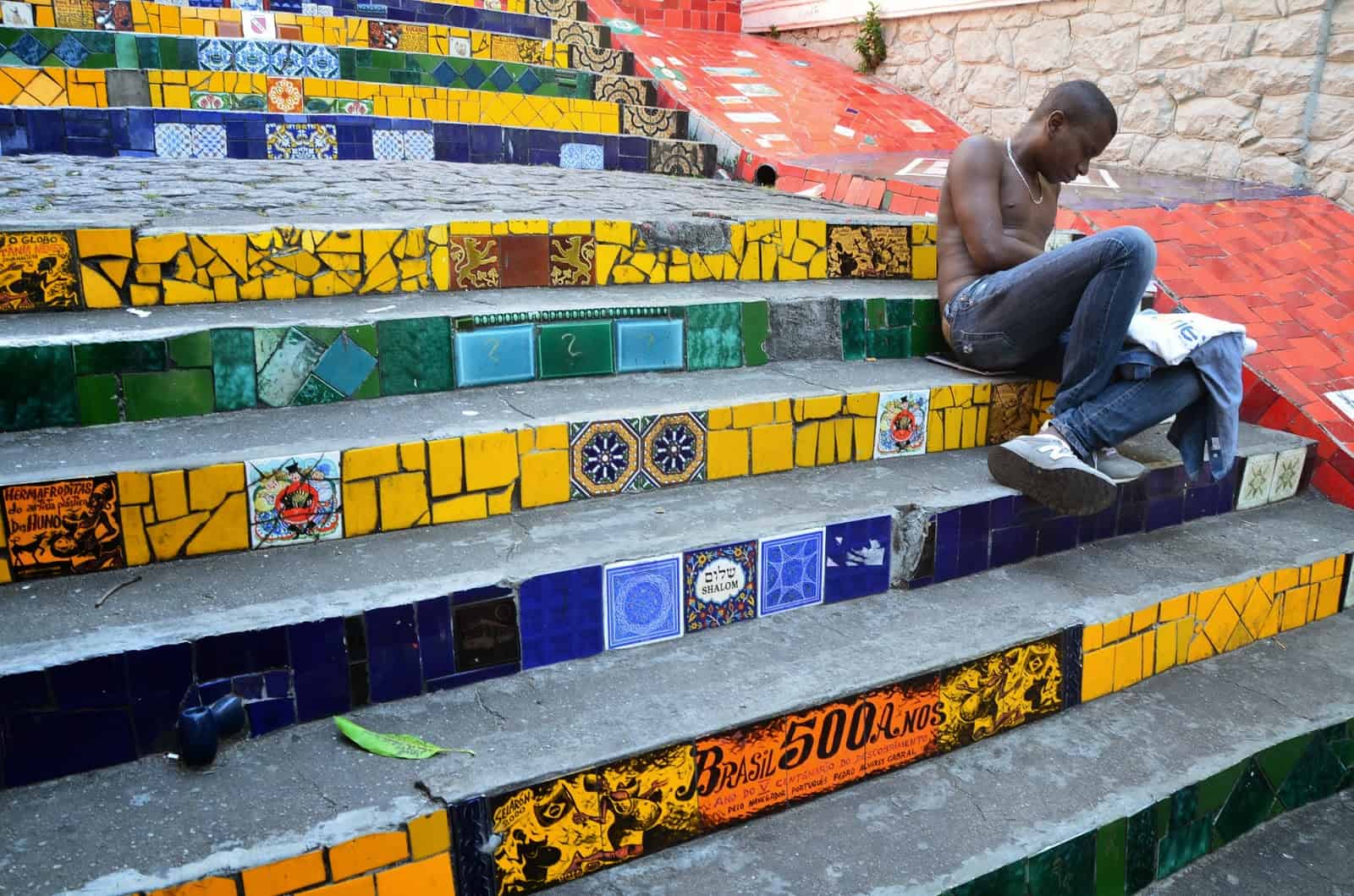 Escadaria Selarón in Rio de Janeiro, Brazil