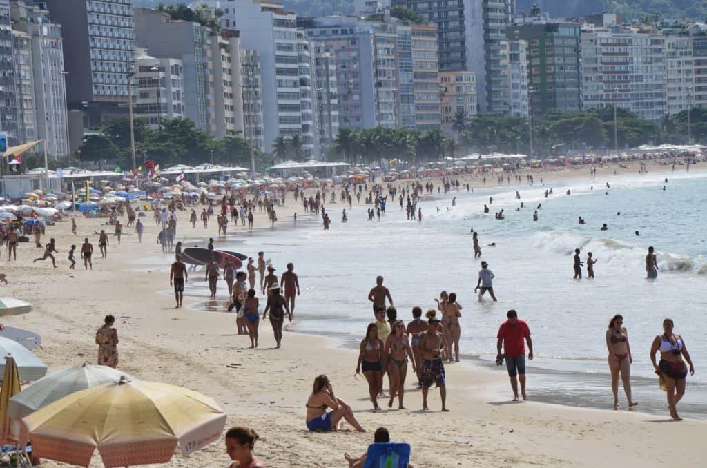 Copacabana in Rio de Janeiro, Brazil