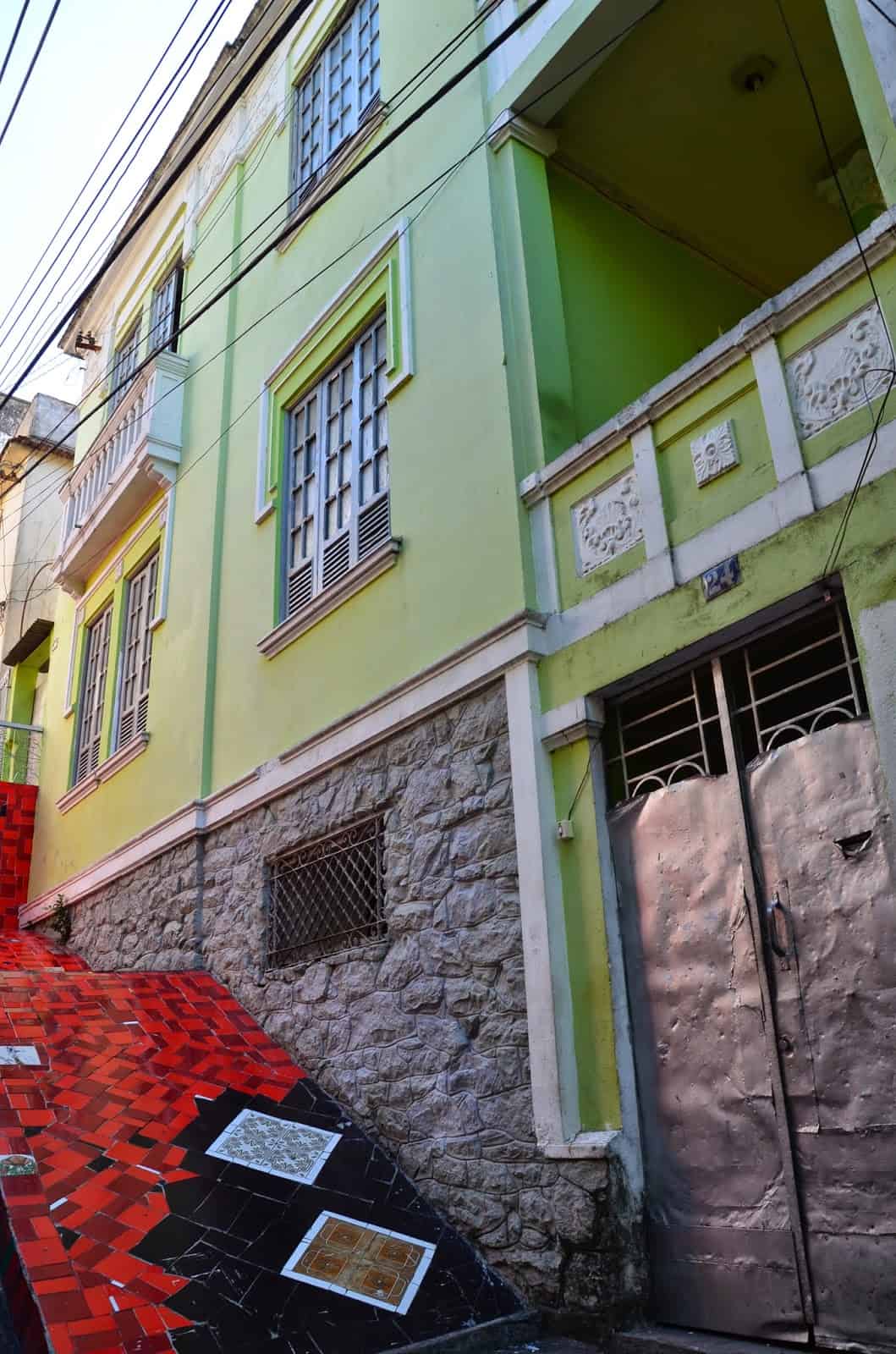 Selarón's house in Rio de Janeiro, Brazil