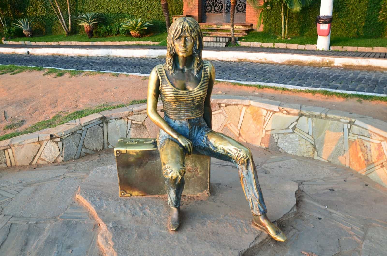 Brigitte Bardot statue in Búzios, Brazil