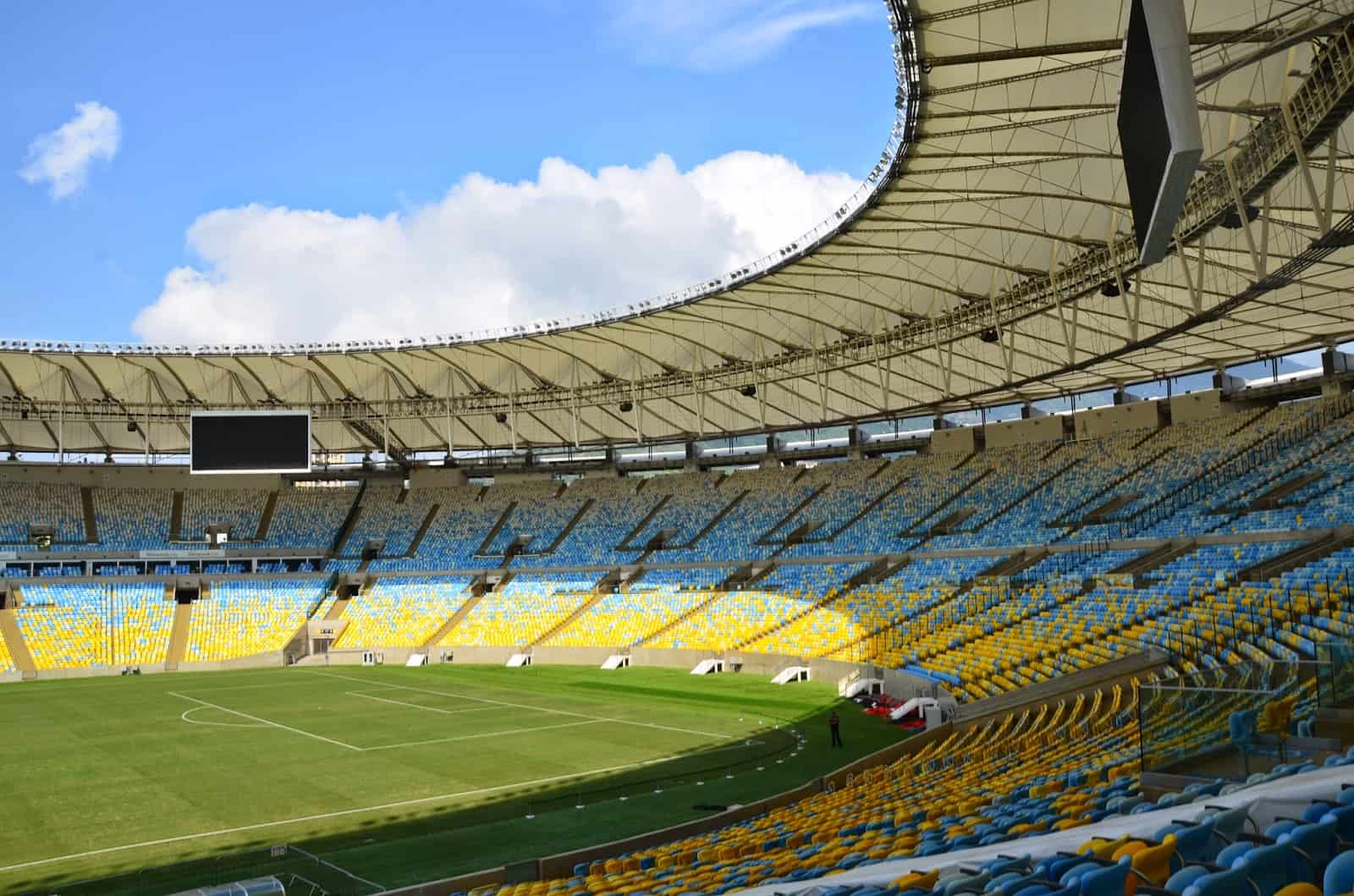 View from the VIP Level at Estádio do Maracanã in Rio de Janeiro, Brazil