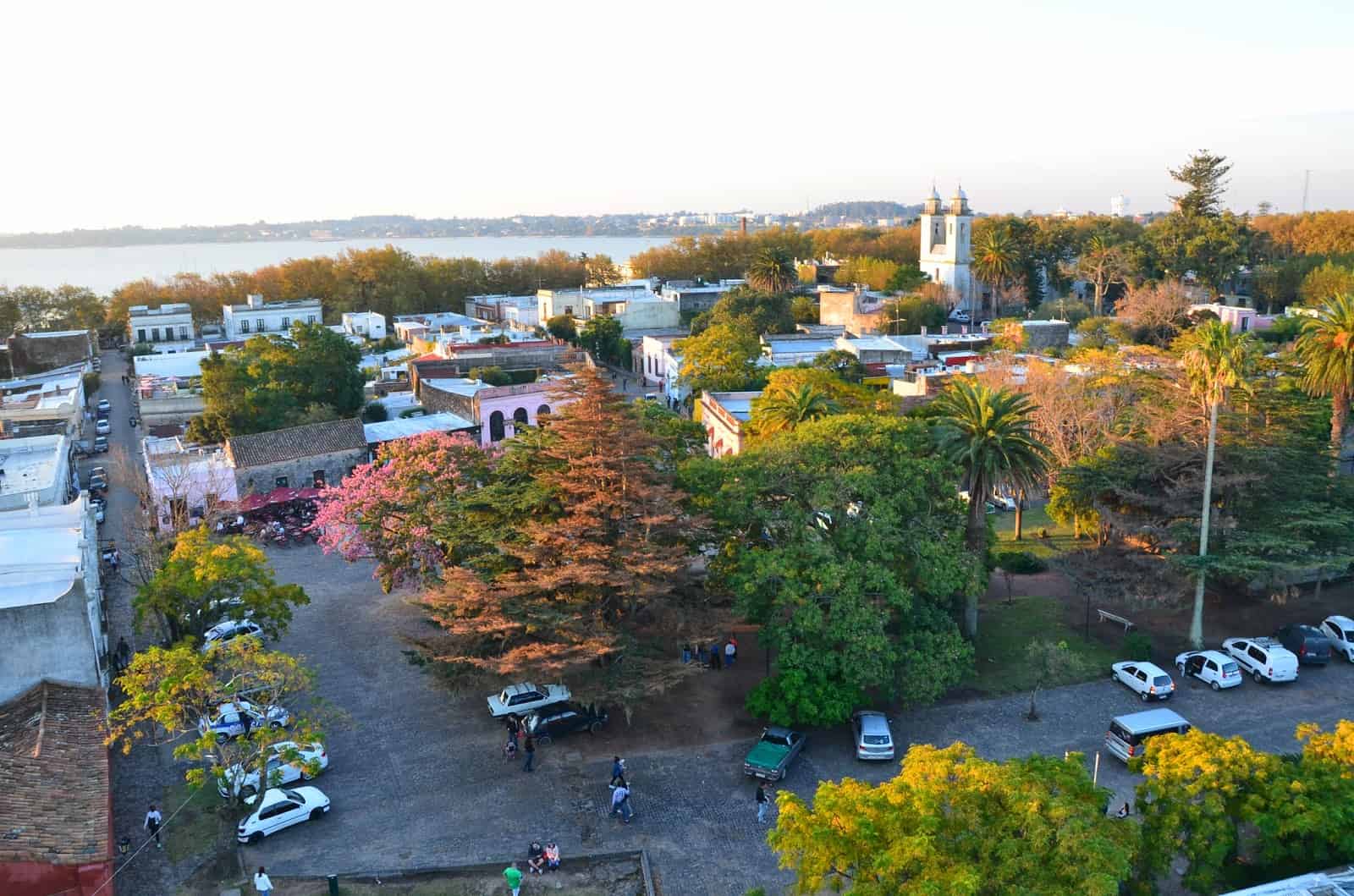 View from the lighthouse in Colonia del Sacramento, Uruguay