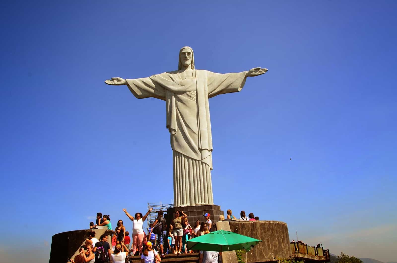 Christ the Redeemer at Corcovado in the Tijuca Forest National Park, Rio de Janeiro, Brazil