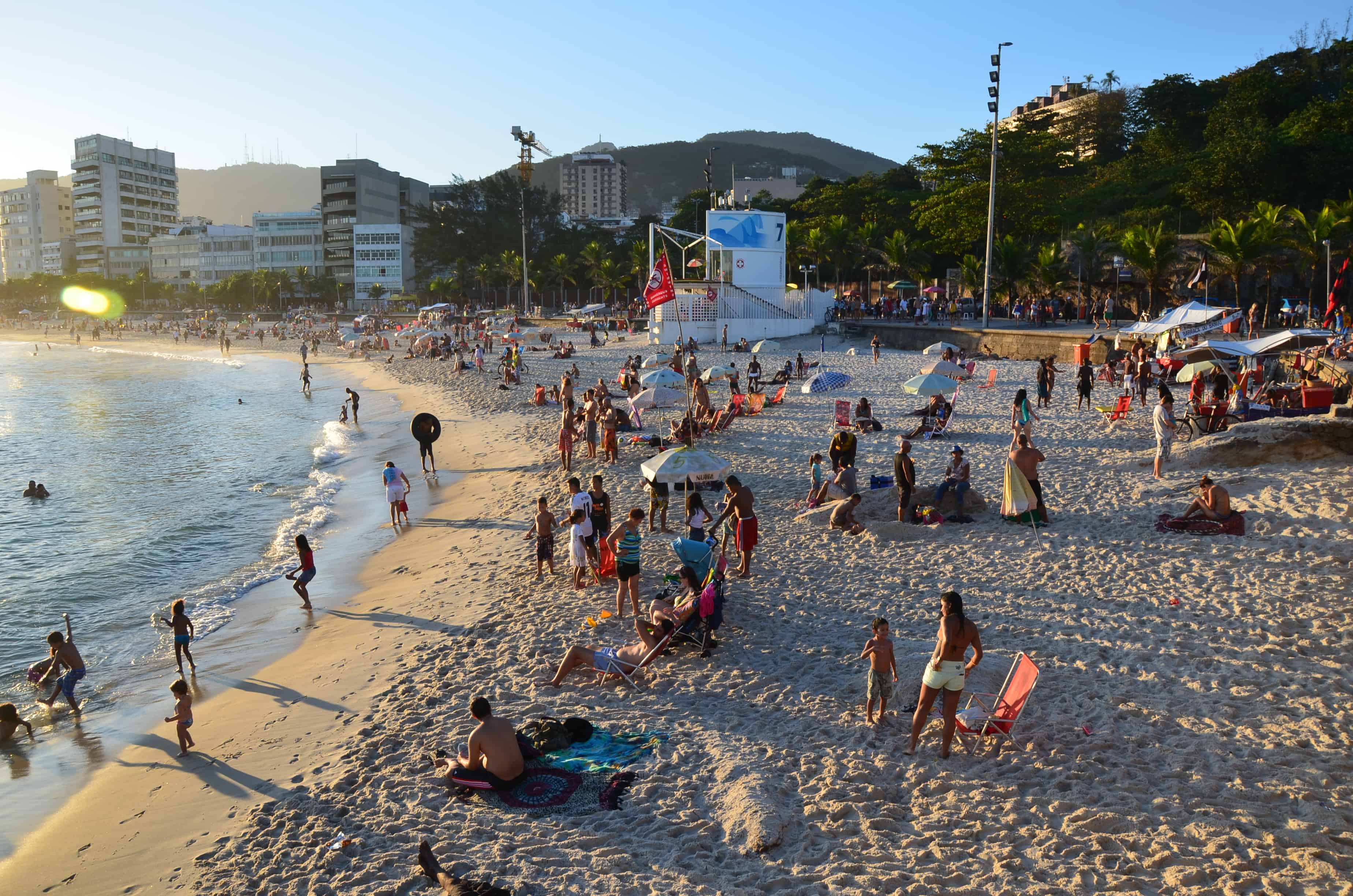 Arpoador in Rio de Janeiro, Brazil