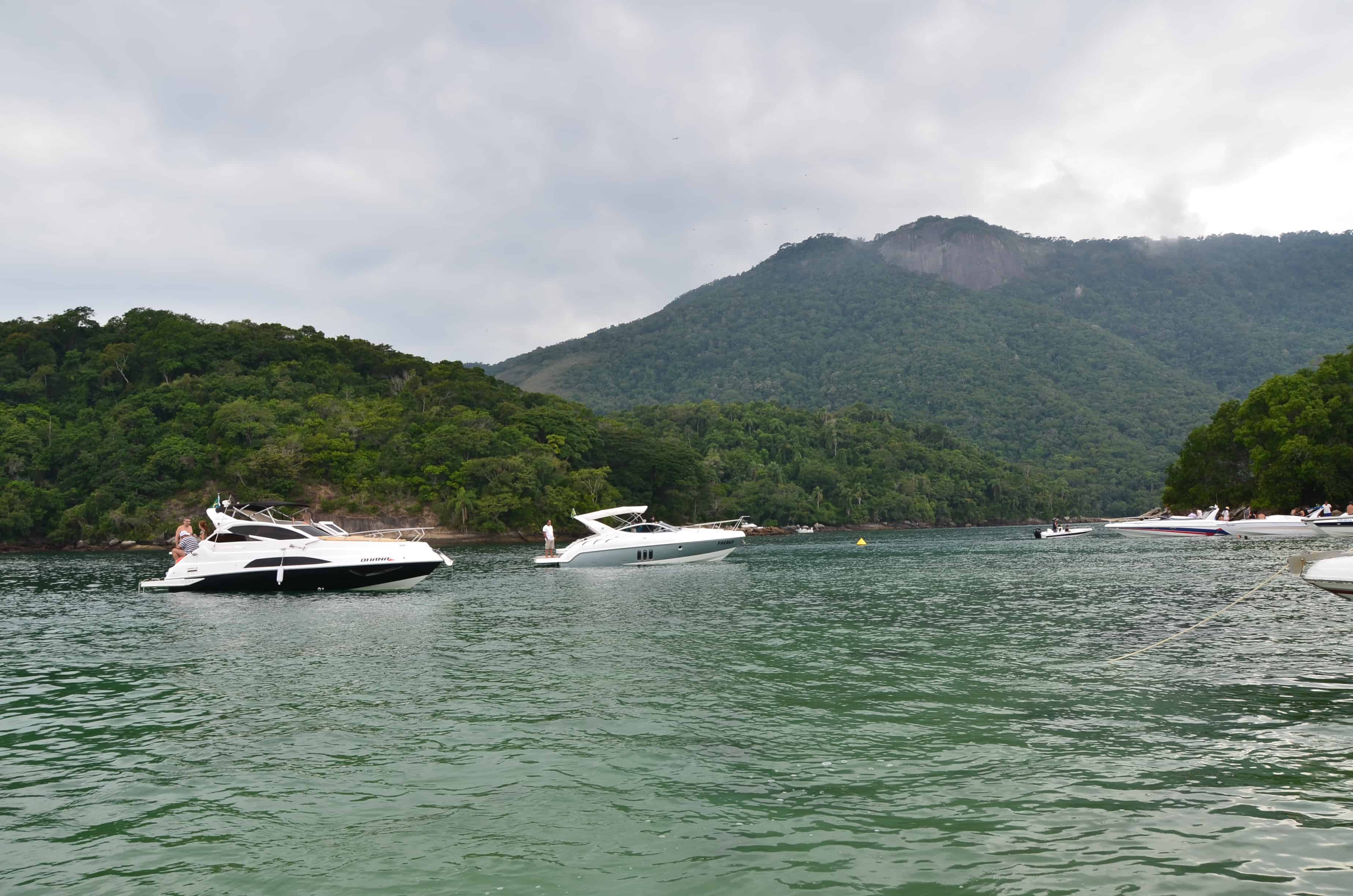 Blue Lagoon on Ilha Grande, Brazil