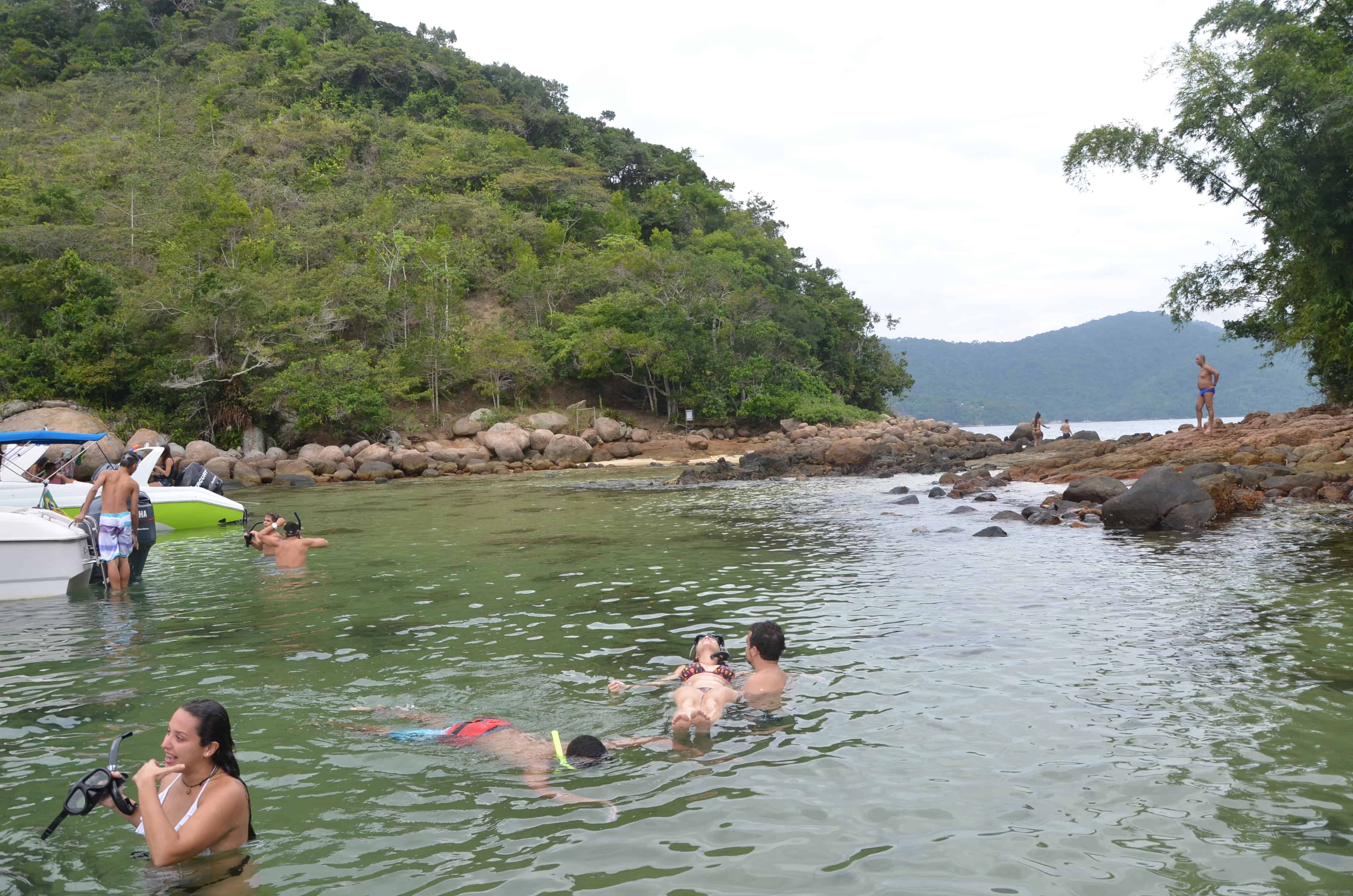 Green Lagoon on Ilha Grande, Brazil