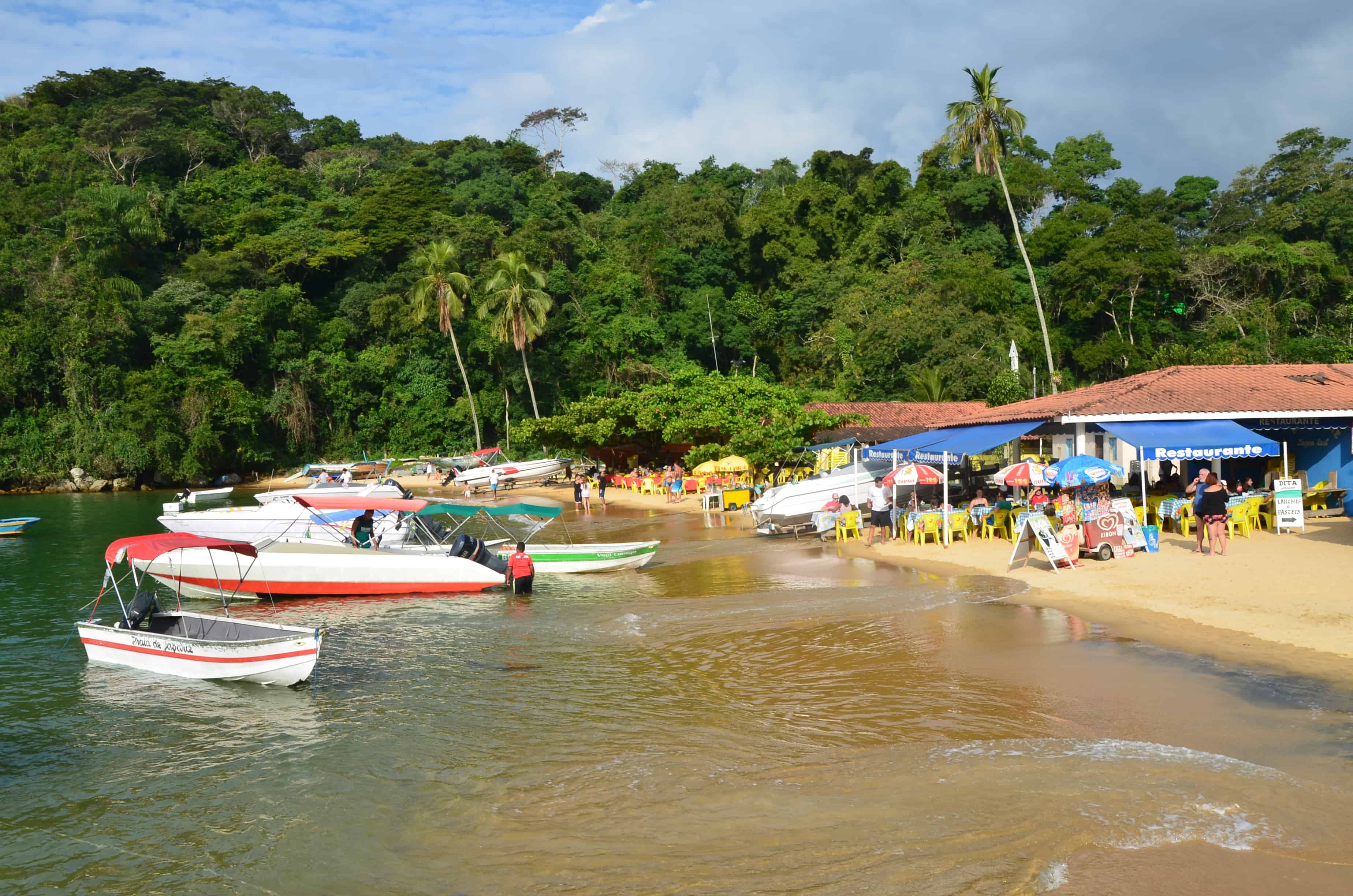 Boats on the beach at Japariz