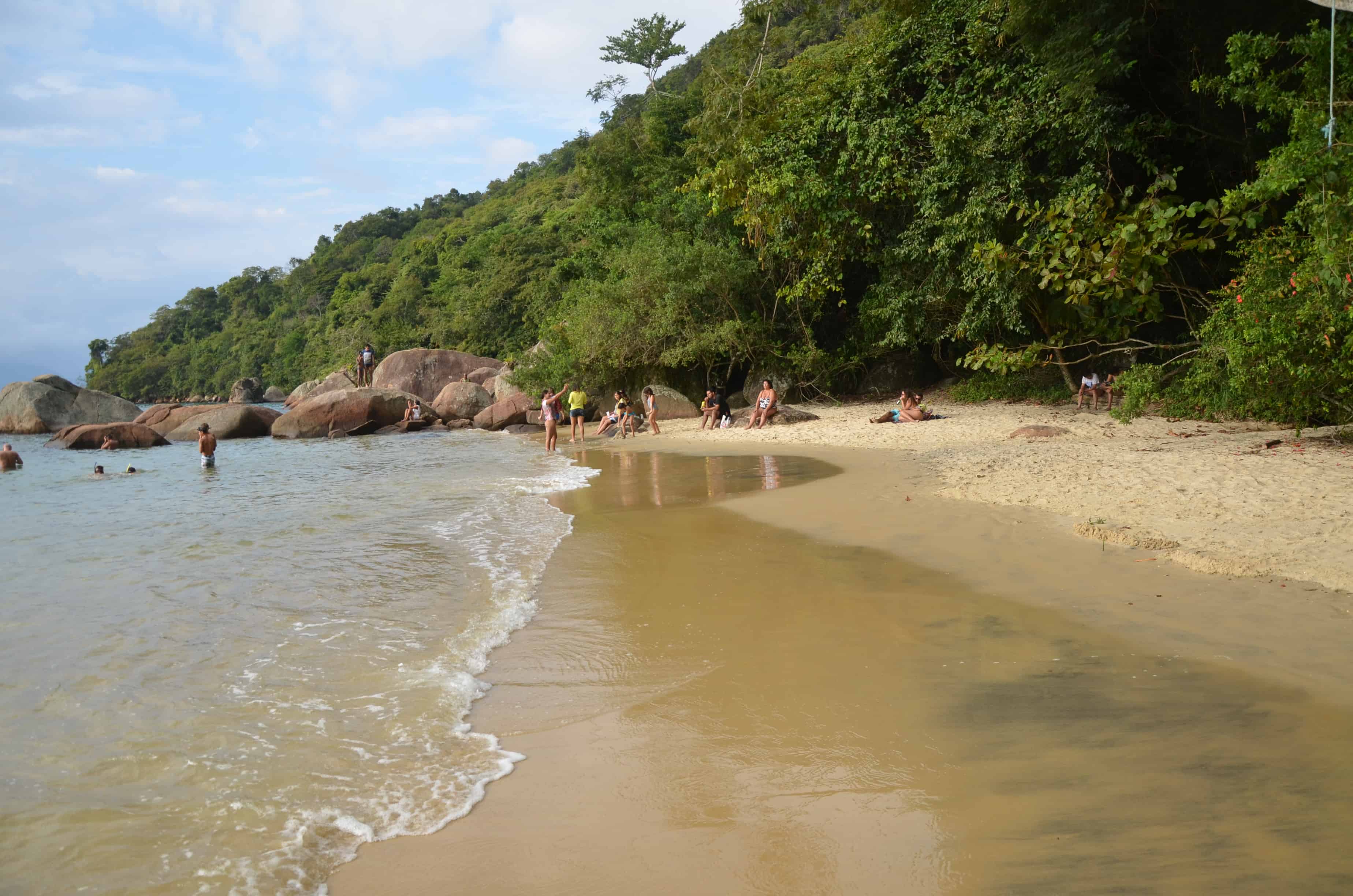 Feiticeira Beach on Ilha Grande, Brazil