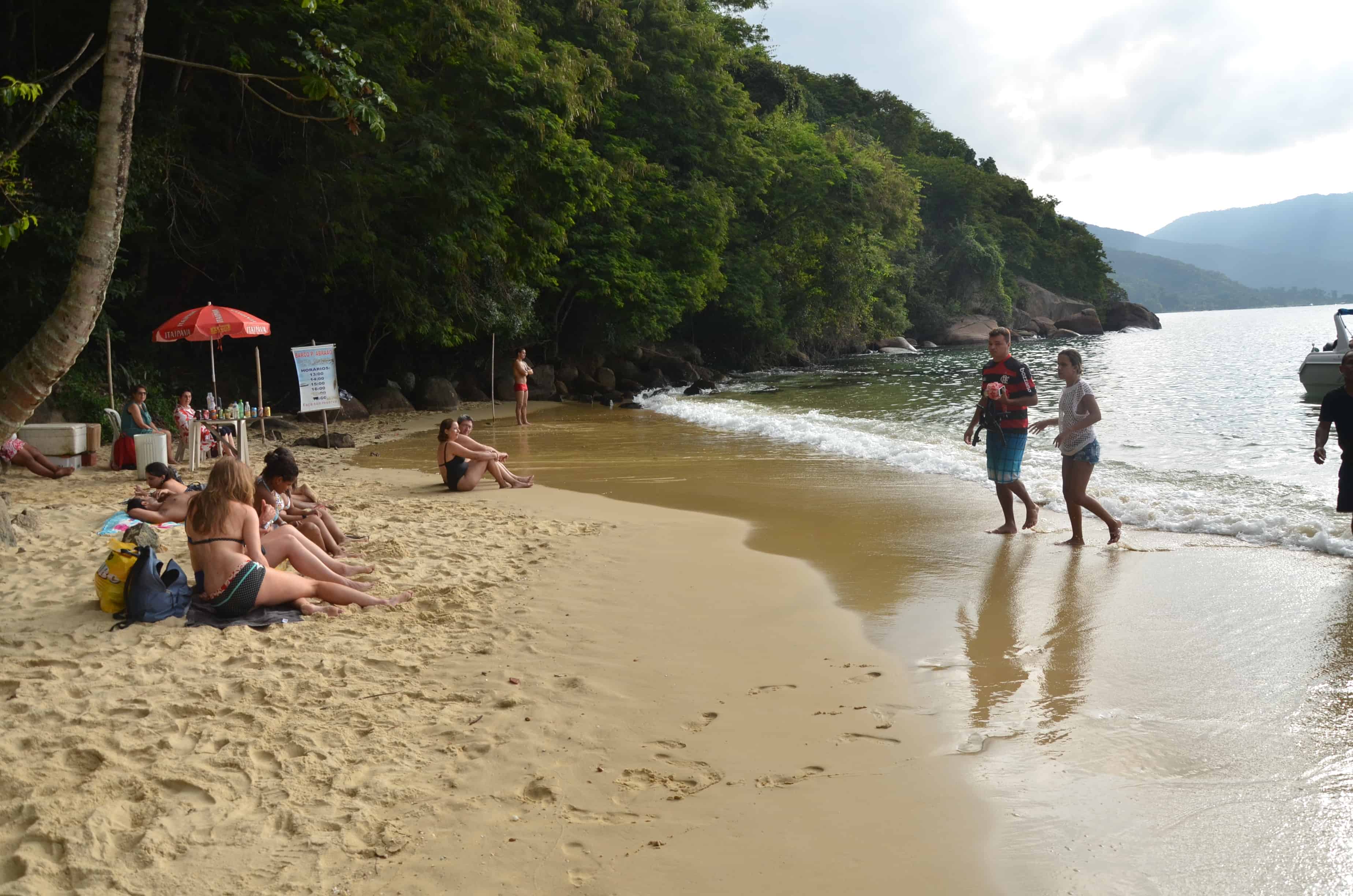 Feiticeira Beach on Ilha Grande, Brazil