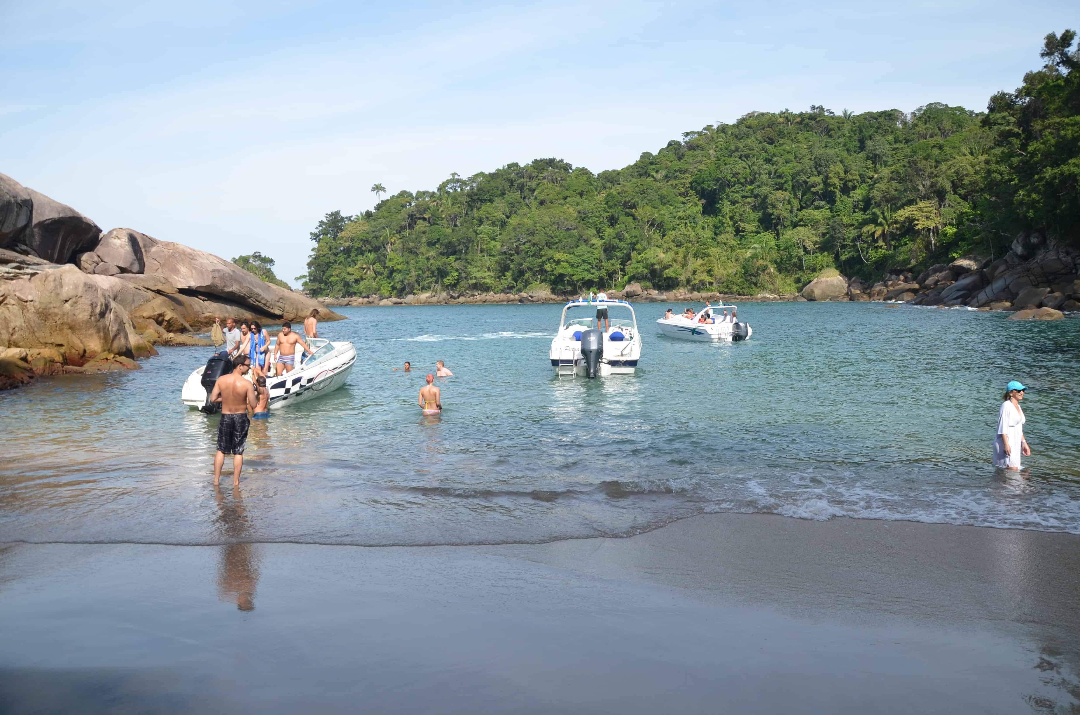 Caxadaço Beach on Ilha Grande, Brazil