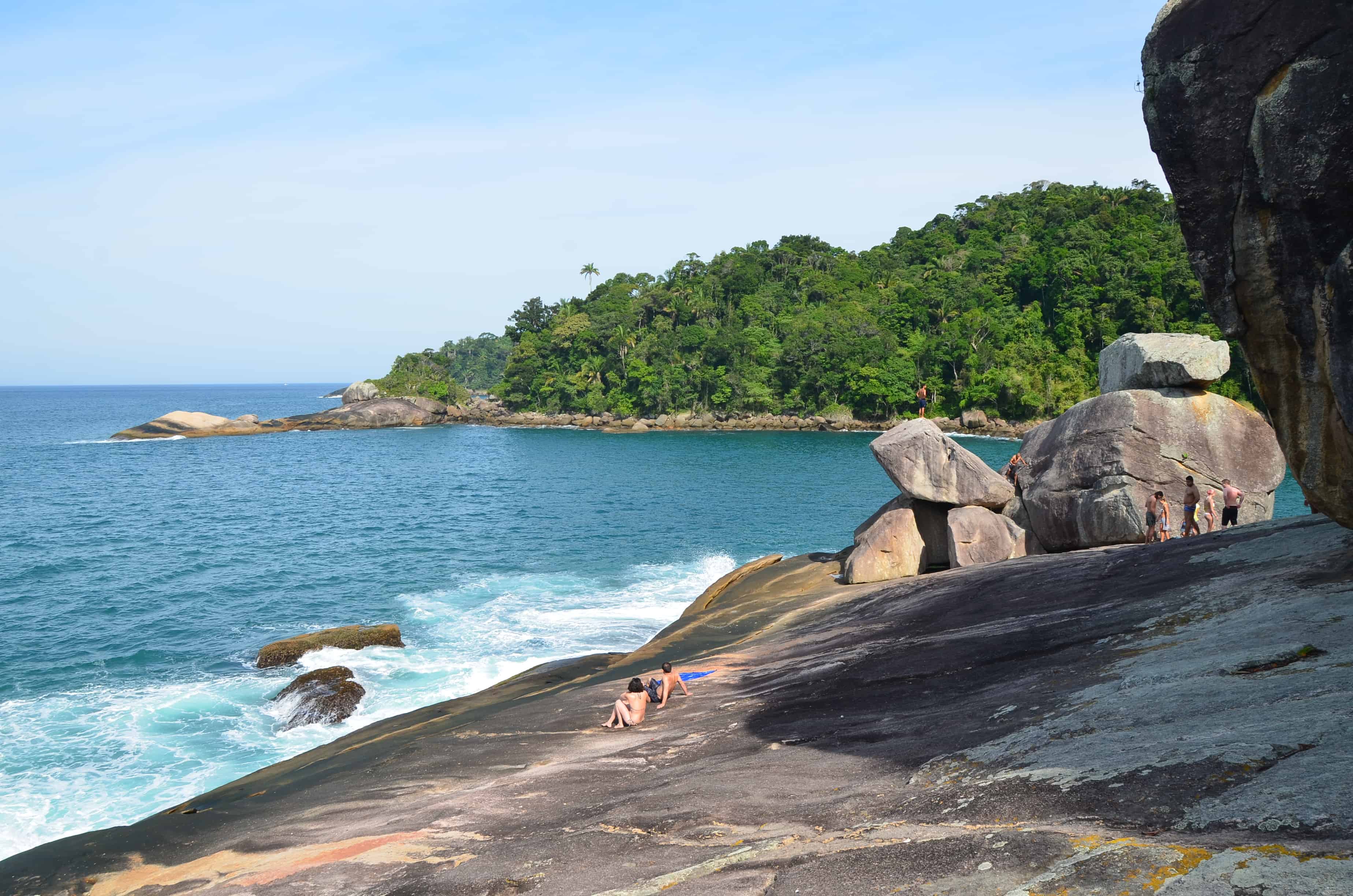 Caxadaço Beach on Ilha Grande, Brazil