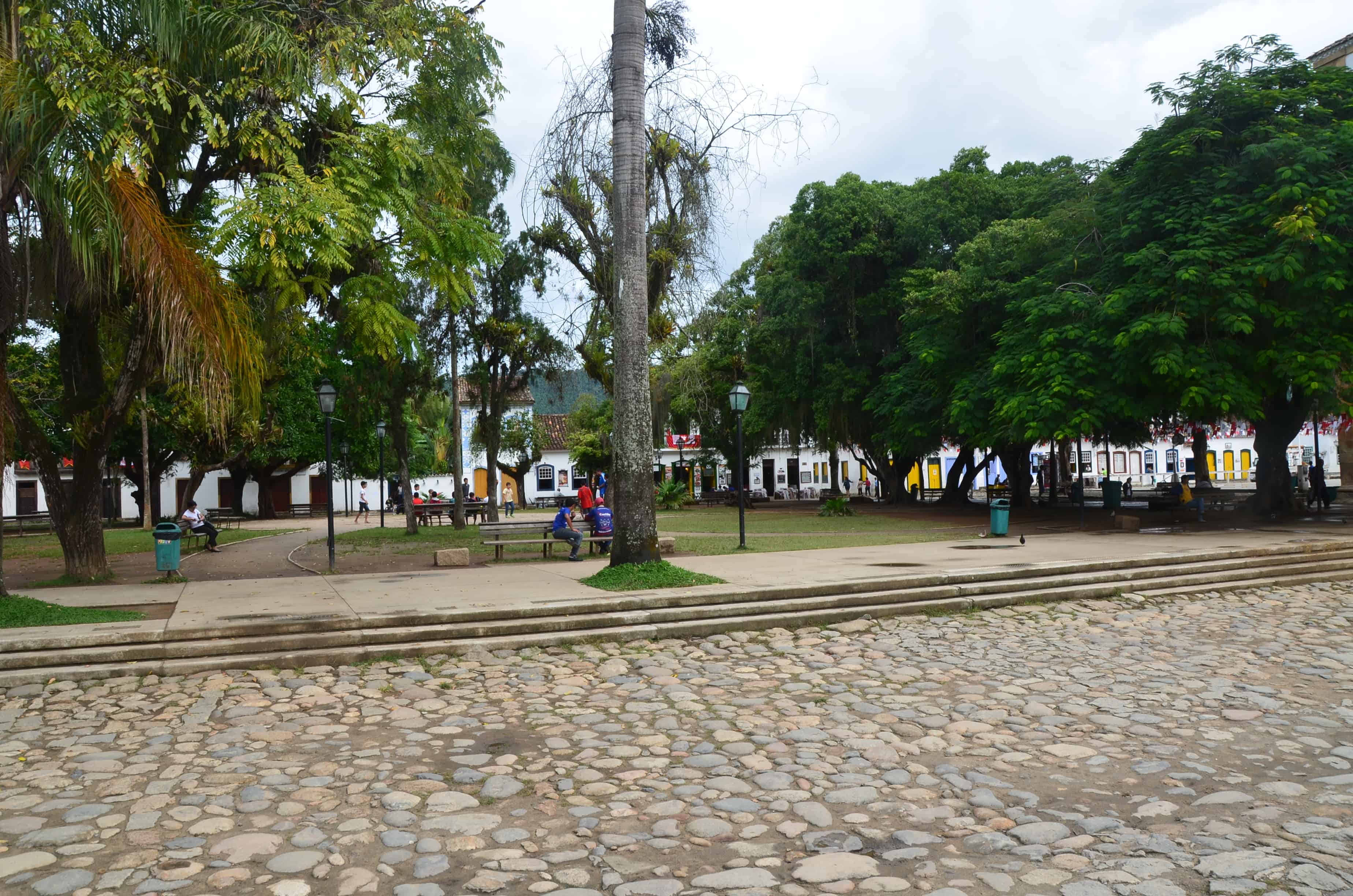 Praça da Matriz in Paraty, Brazil