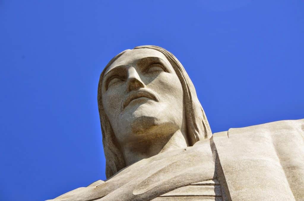 Christ the Redeemer at Corcovado in the Tijuca Forest National Park, Rio de Janeiro, Brazil