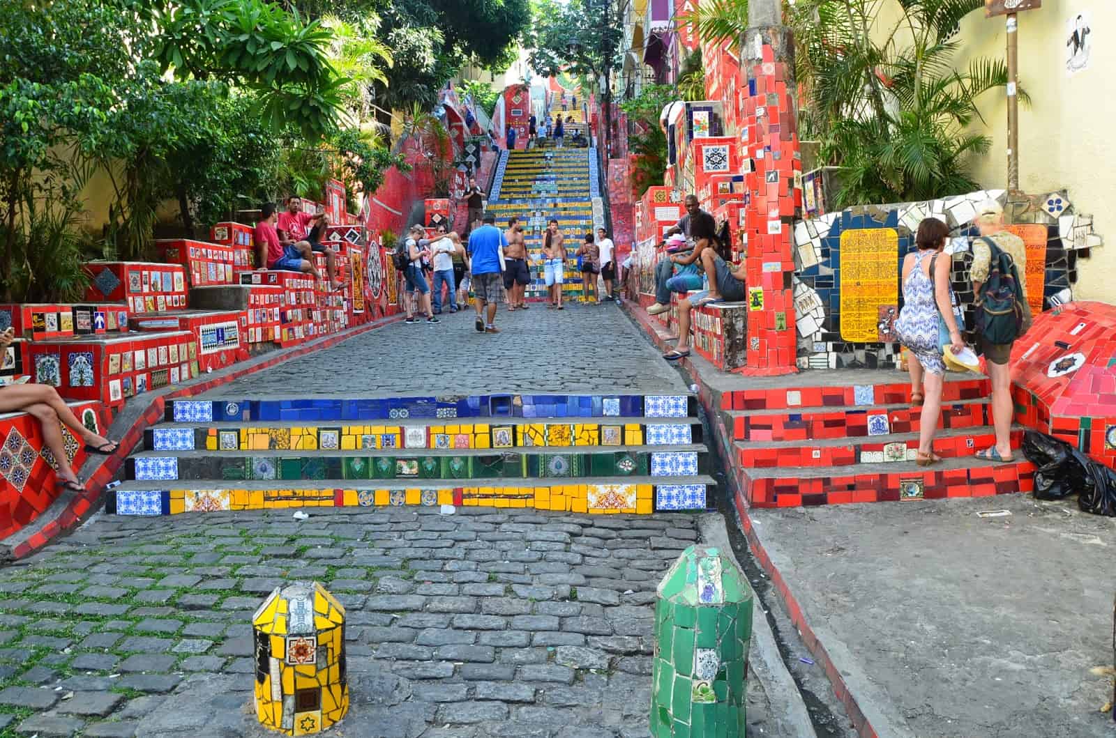 Escadaria Selarón in Rio de Janeiro, Brazil