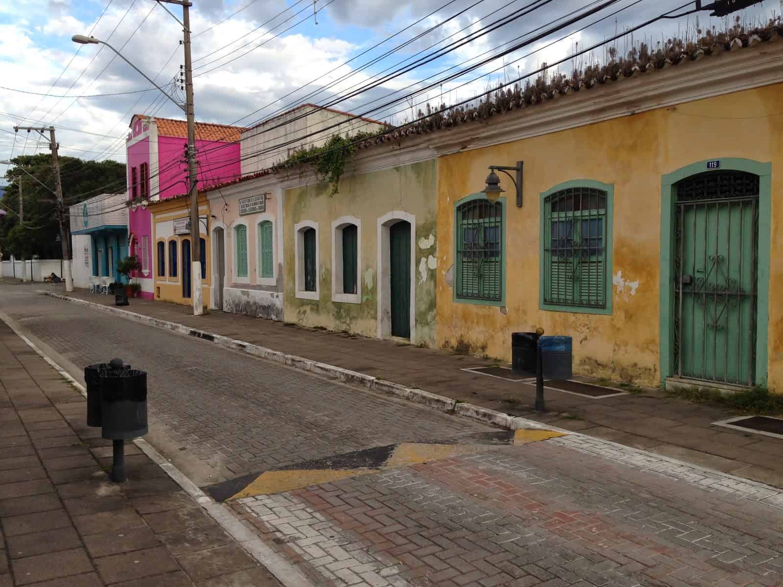 Side street in São Sebastião, Brazil
