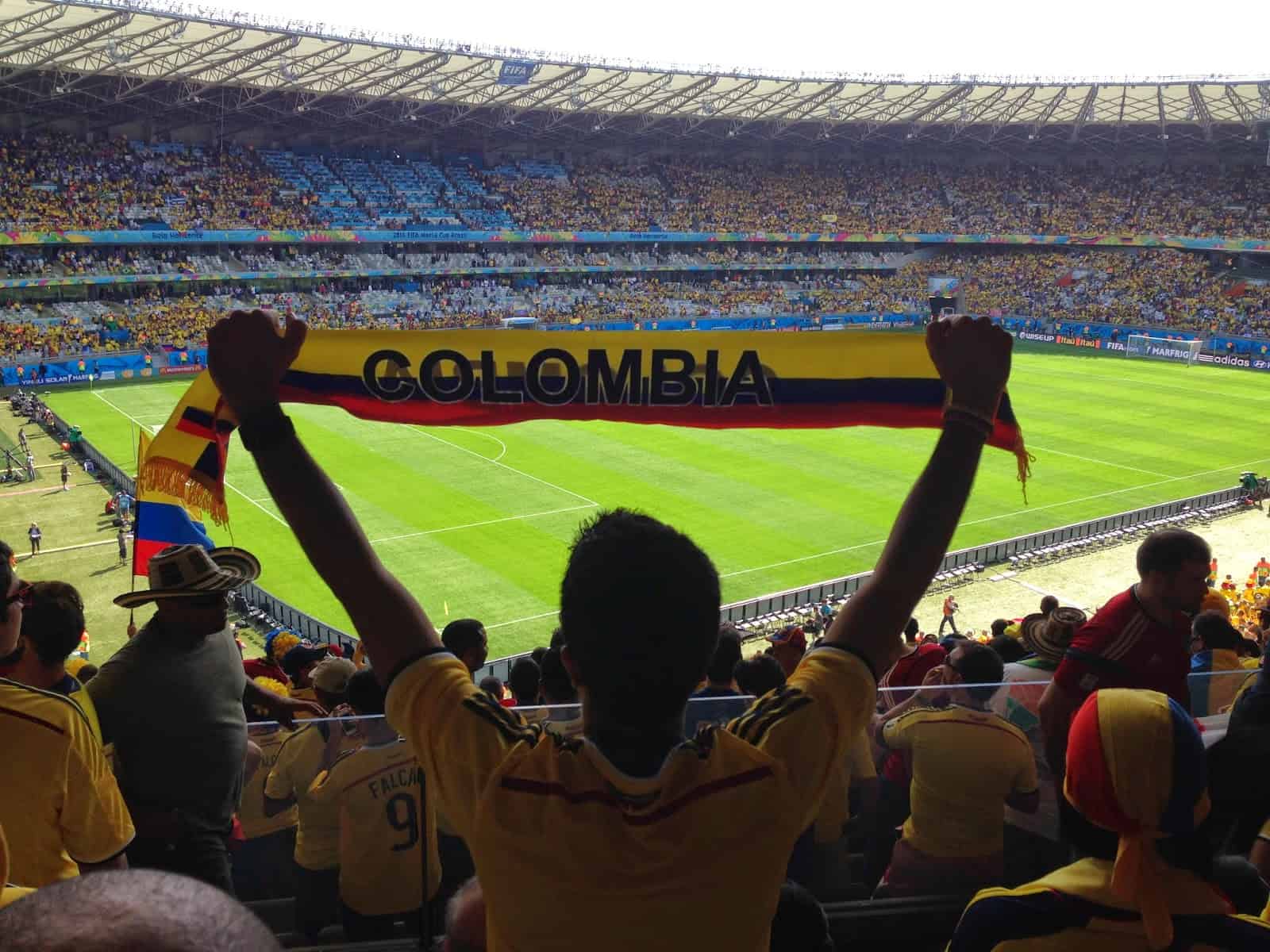 Greece vs Colombia 2014 World Cup at Estádio Mineirão in Belo Horizonte, Brazil