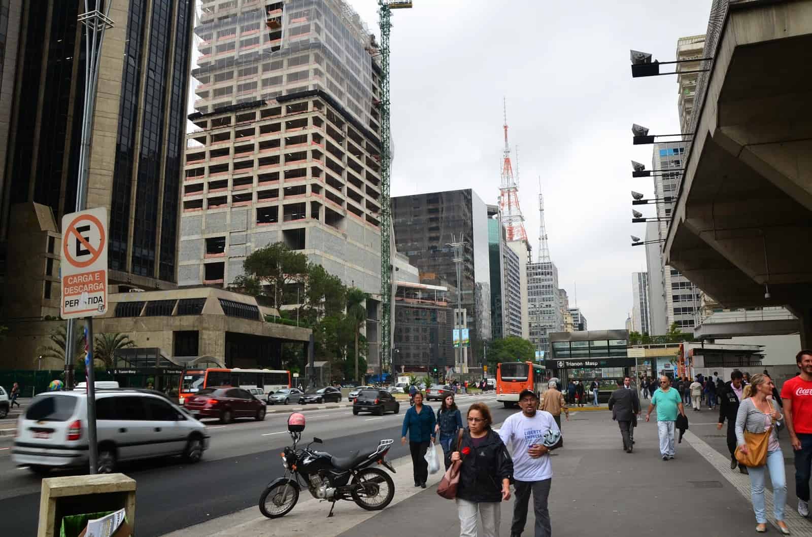 Avenida Paulista in São Paulo, Brazil
