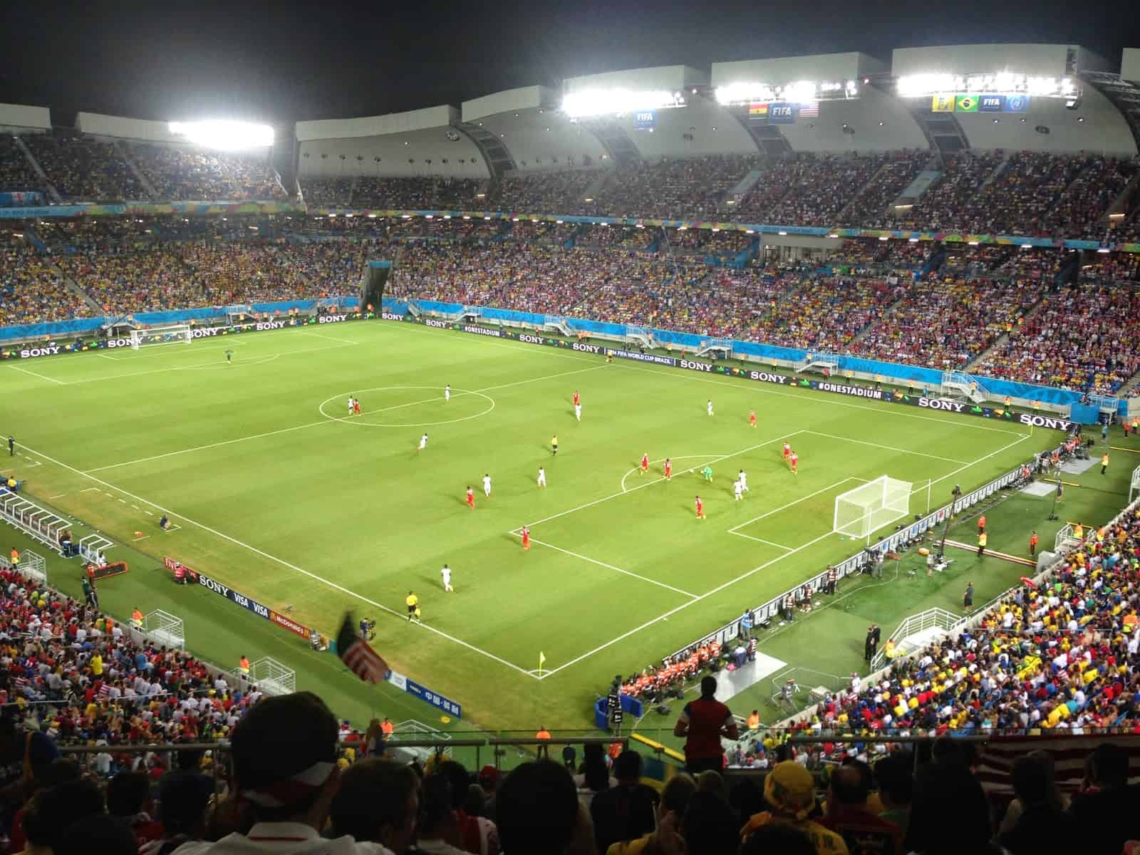 USA vs Ghana World Cup 2014 at Arena das Dunas in Natal, Brazil