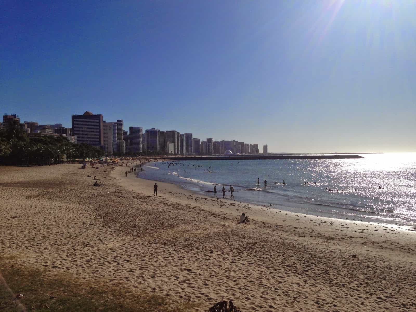 Praia de Meireles in Fortaleza, Brazil