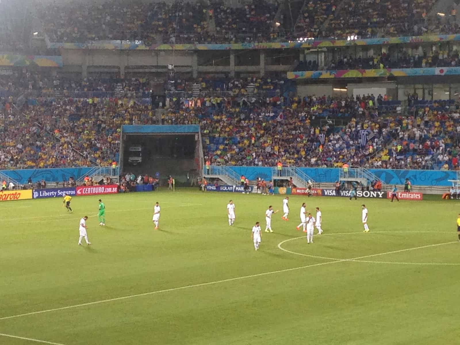 Greece vs Japan World Cup 2014 at Arena das Dunas in Natal, Brazil