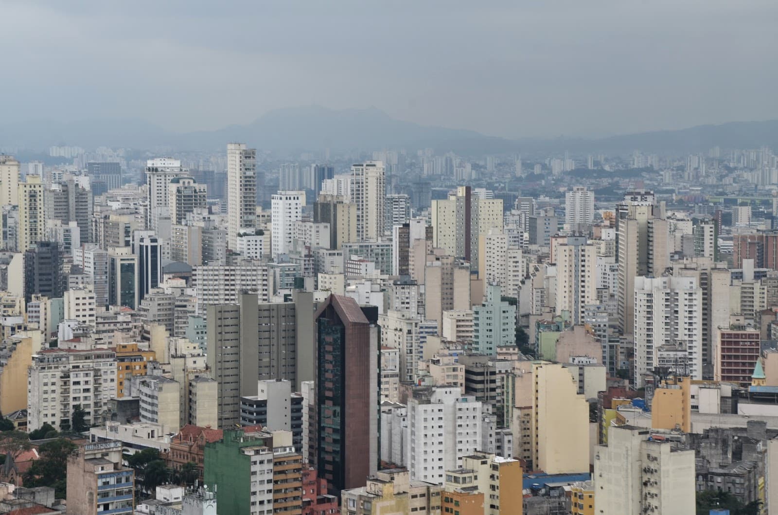 São Paulo from Edifício Itália, Brazil