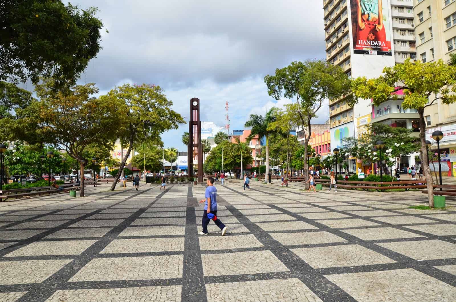 Praça do Ferreira in Fortaleza, Brazil