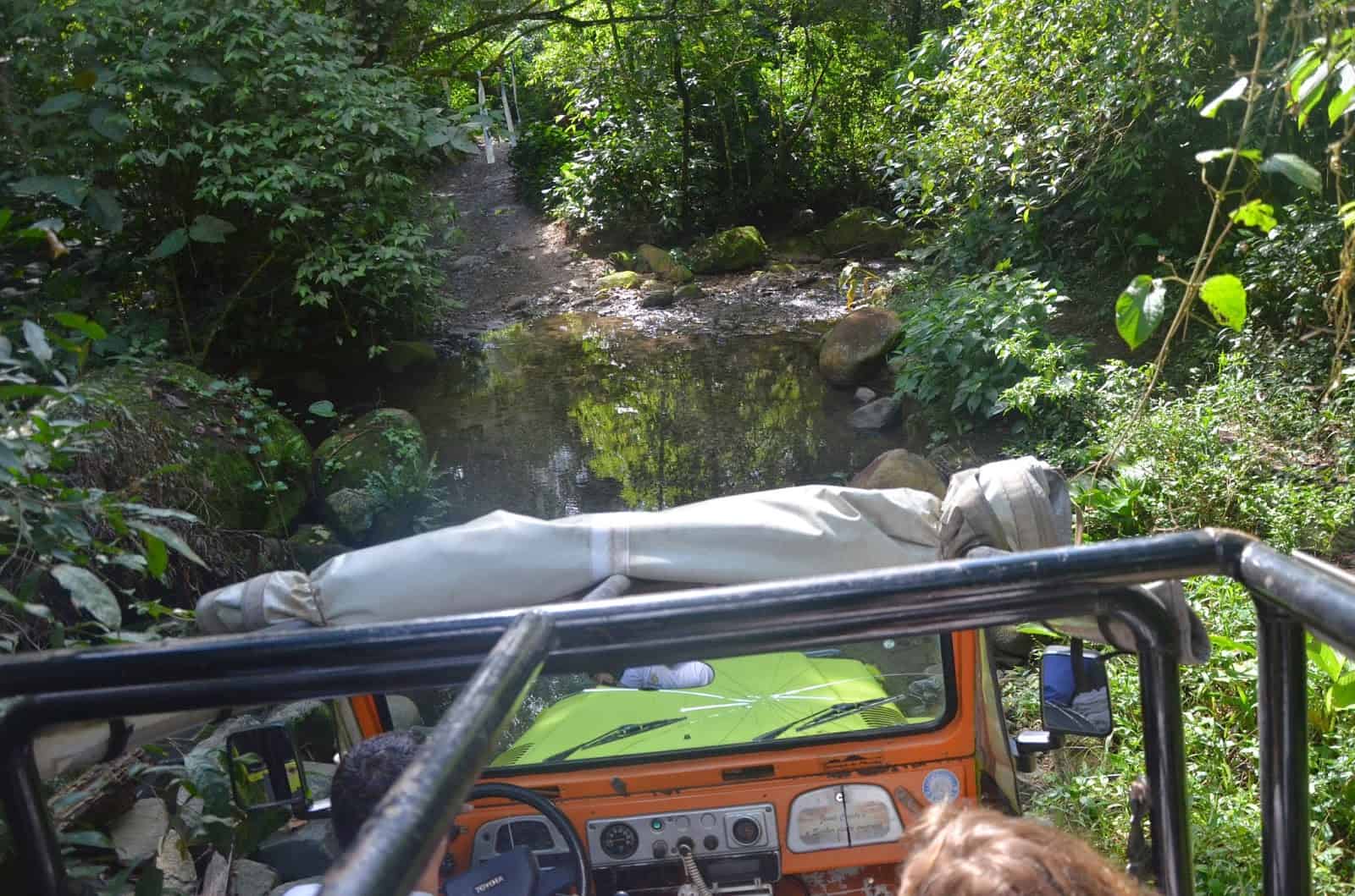 Jeep tour on Ilhabela, Brazil