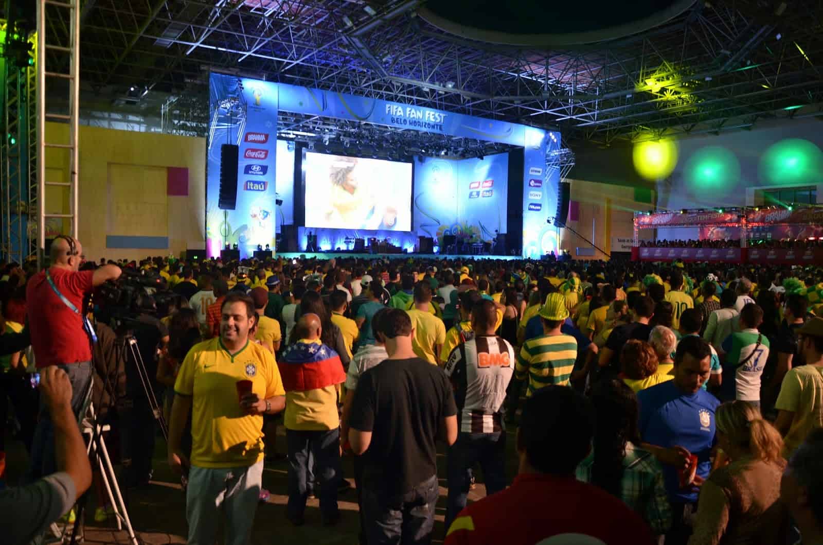 FIFA Fan Fest in Belo Horizonte, Brazil 2014 World Cup