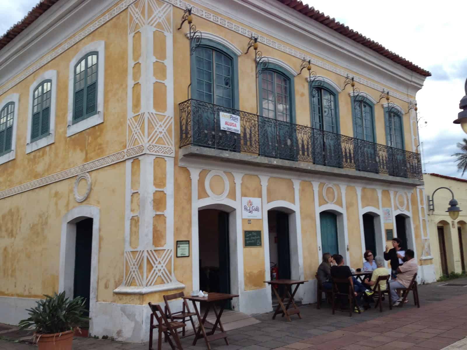 Colonial building in São Sebastião, Brazil