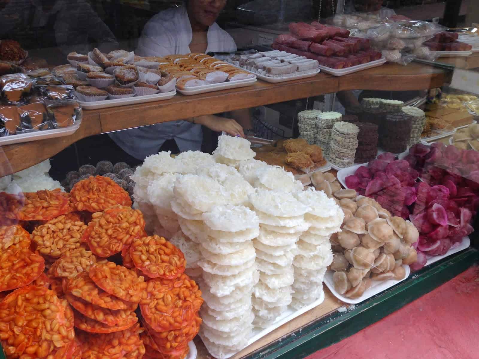 Sweets at La Puerta Falsa in La Candelaria, Bogotá, Colombia