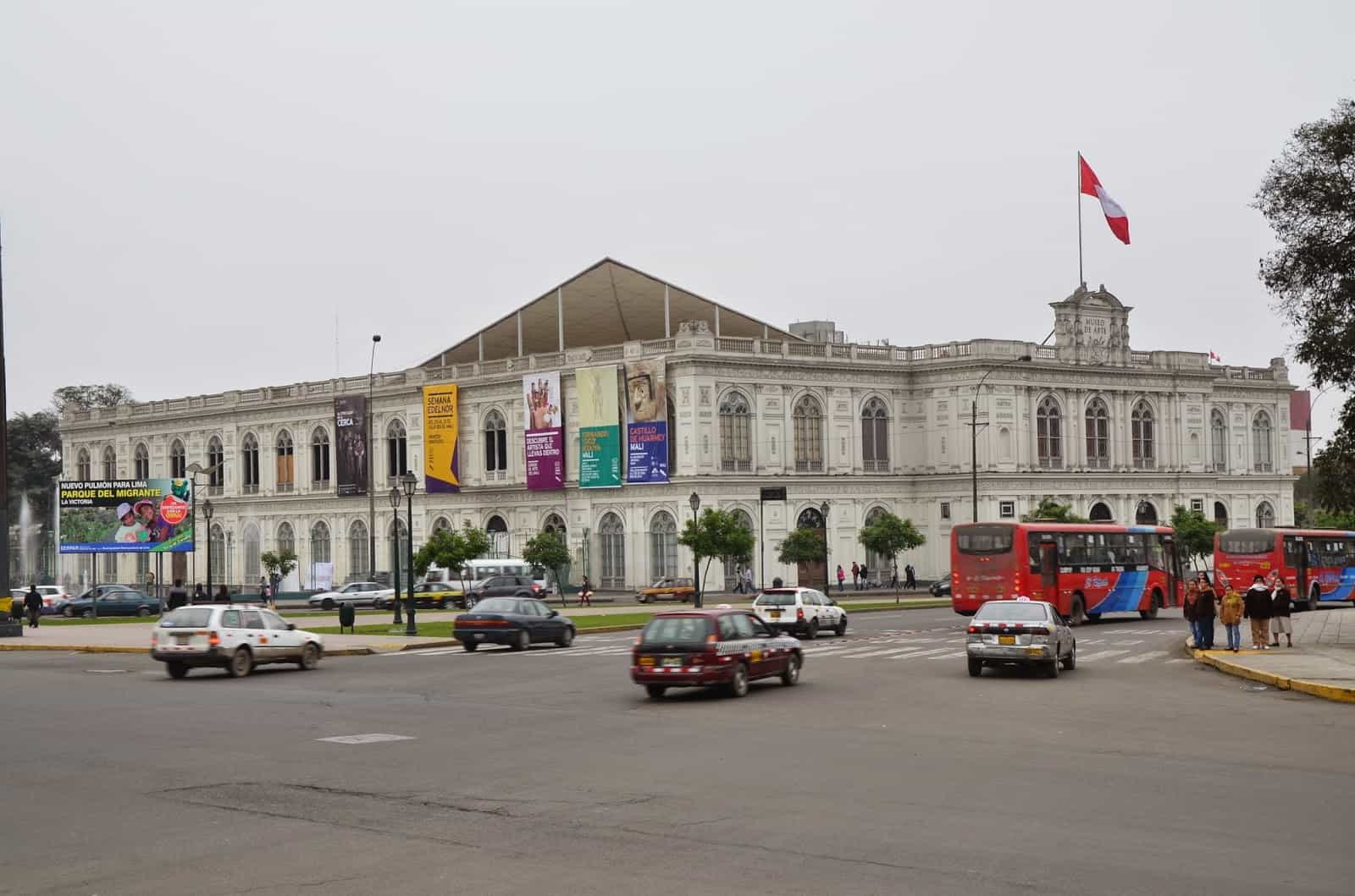 Lima Art Museum at Plaza Grau in Lima, Peru