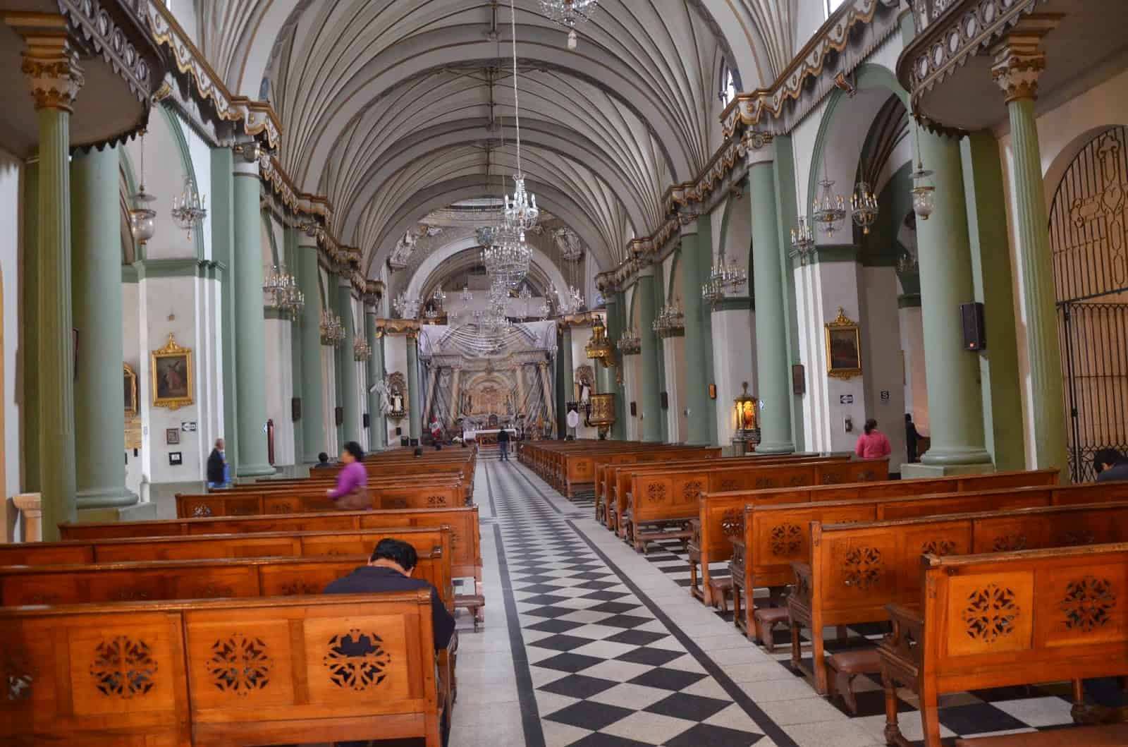 Iglesia de Santo Domingo in Lima, Peru
