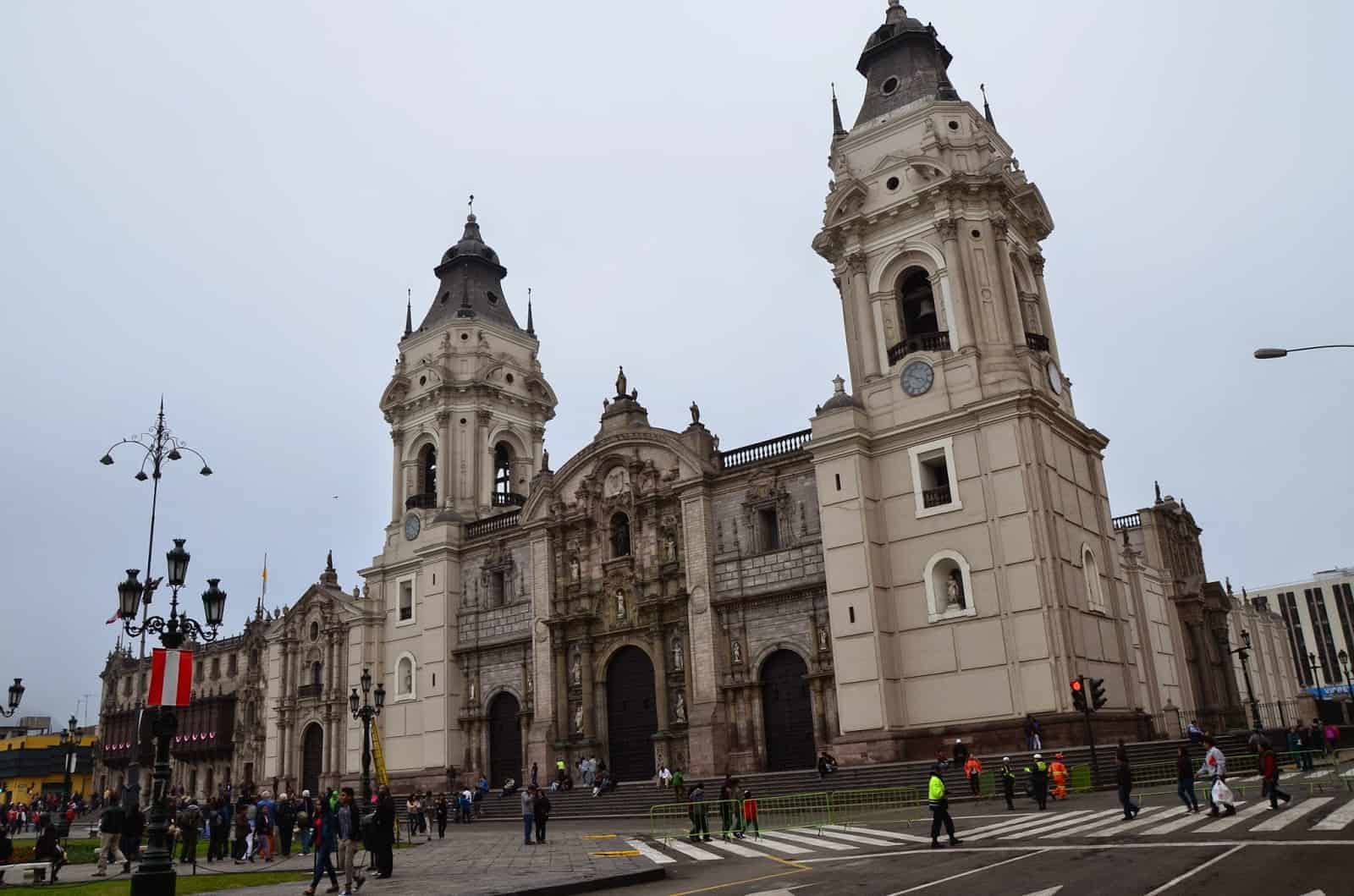 Catedral de Lima at Plaza Mayor in Lima, Peru