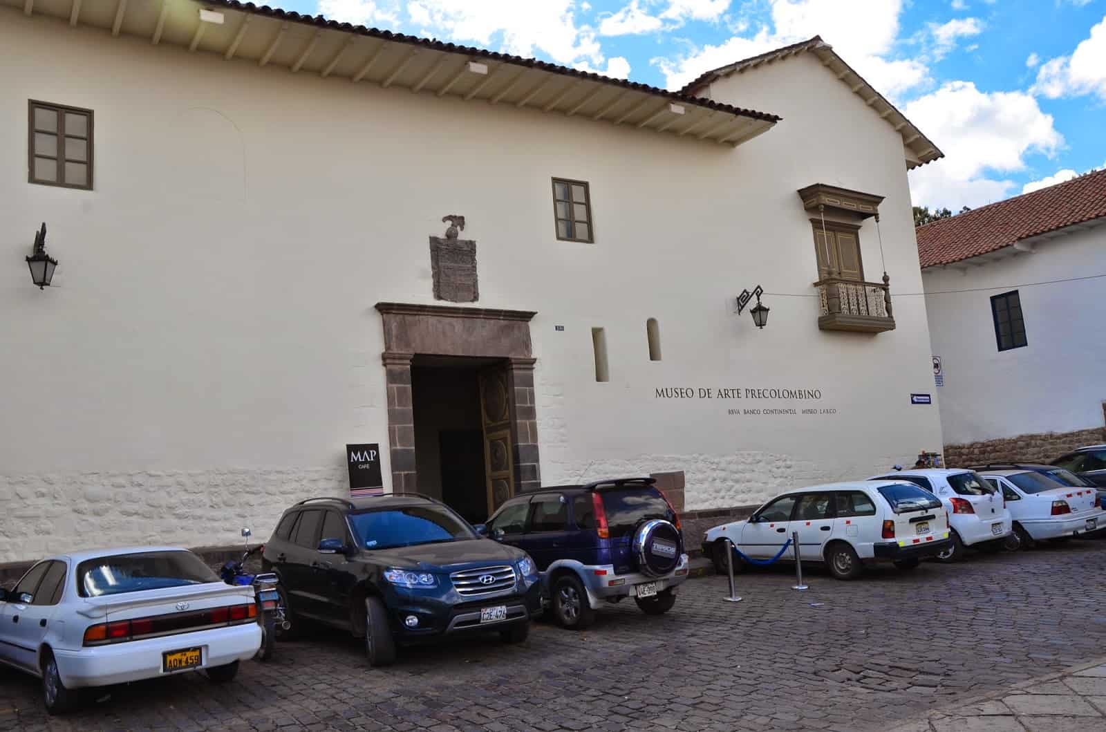 Museo de Arte Precolombino on Plazoleta Nazarenas in Cusco, Peru