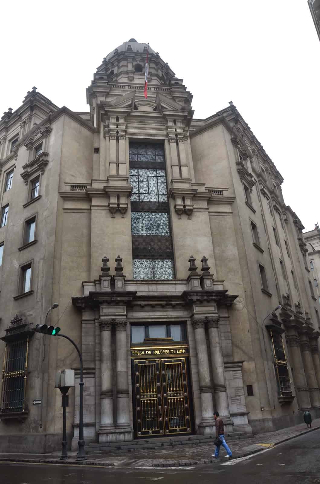 Lima Stock Exchange (Bolsa de Valores) in Lima, Peru