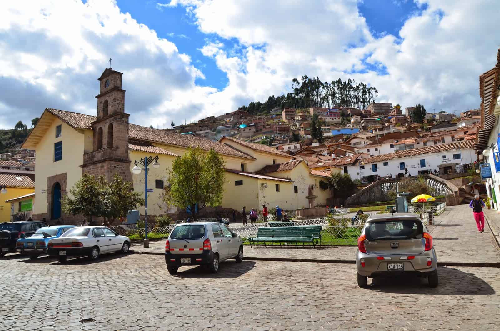 Plaza de San Blas in San Blas, Cusco, Peru