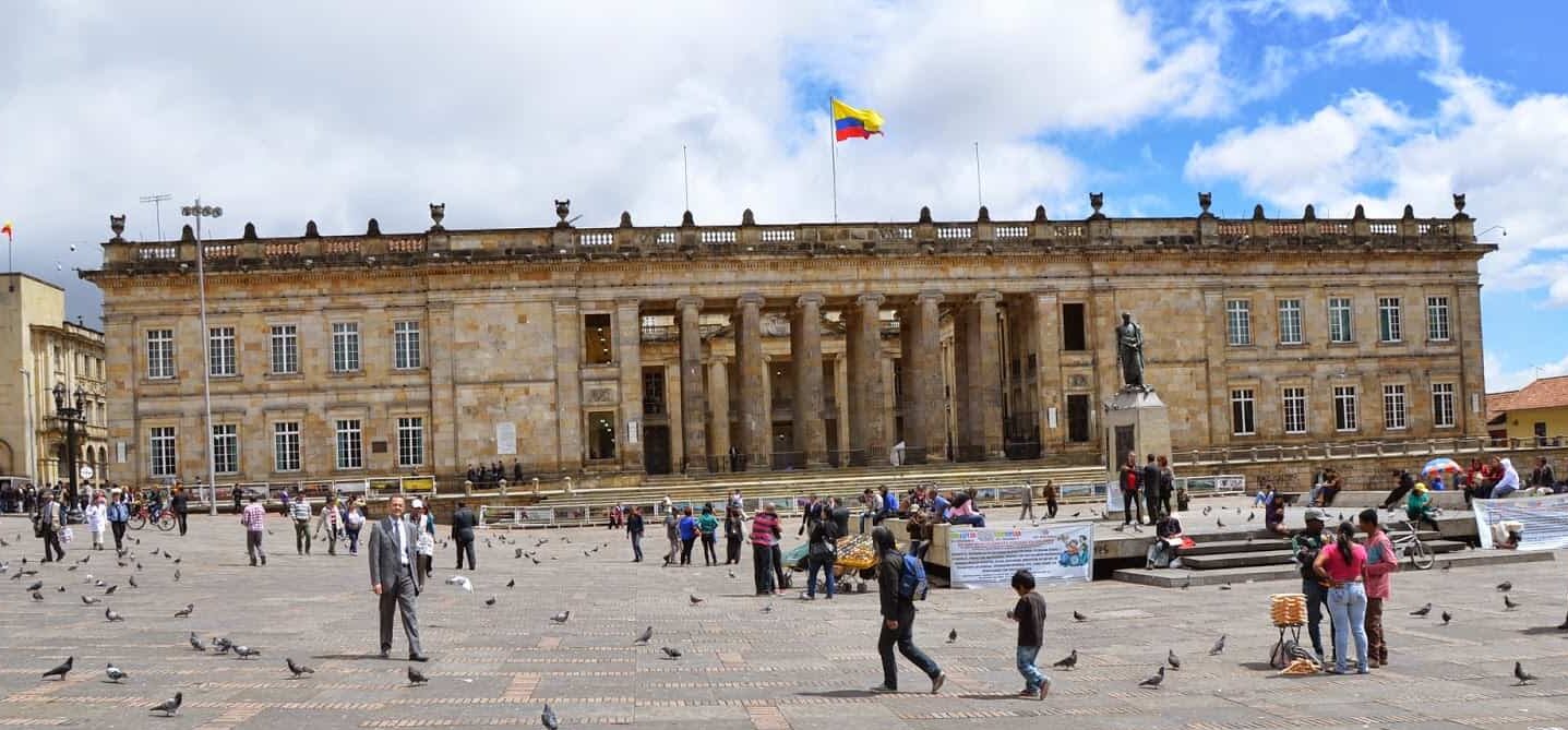 National Capitol on Plaza de Bolívar, La Candelaria, Bogotá, Colombia