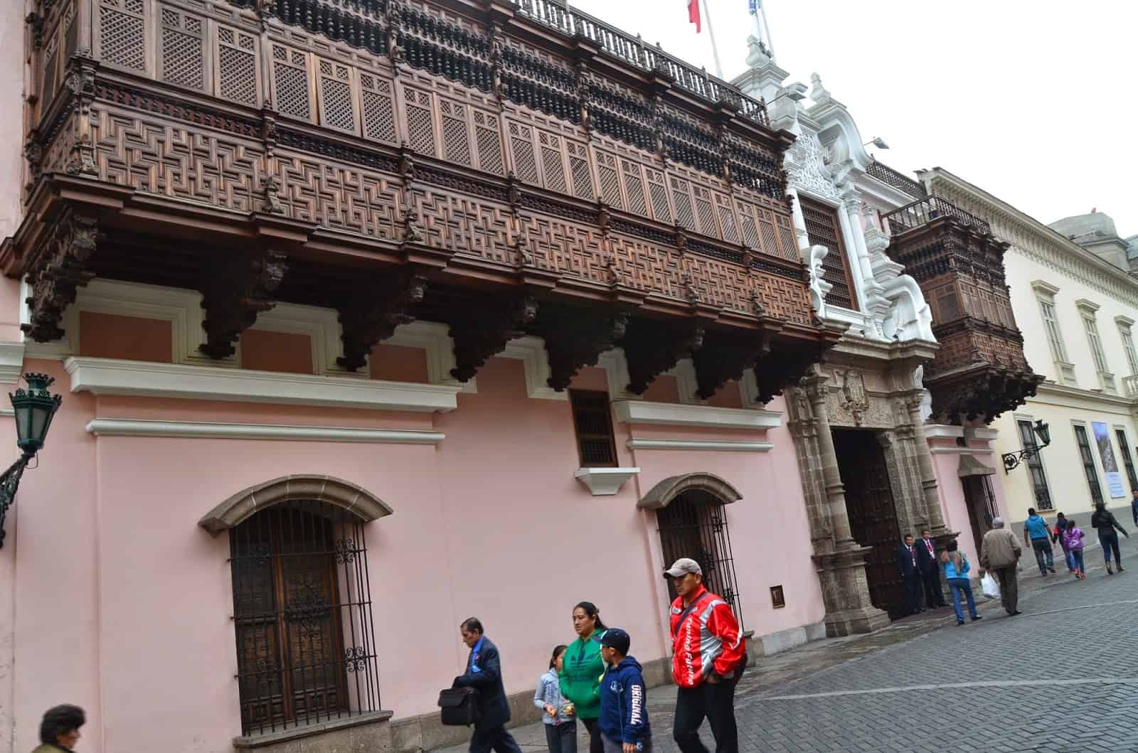 Torre Tagle Palace in Lima, Peru